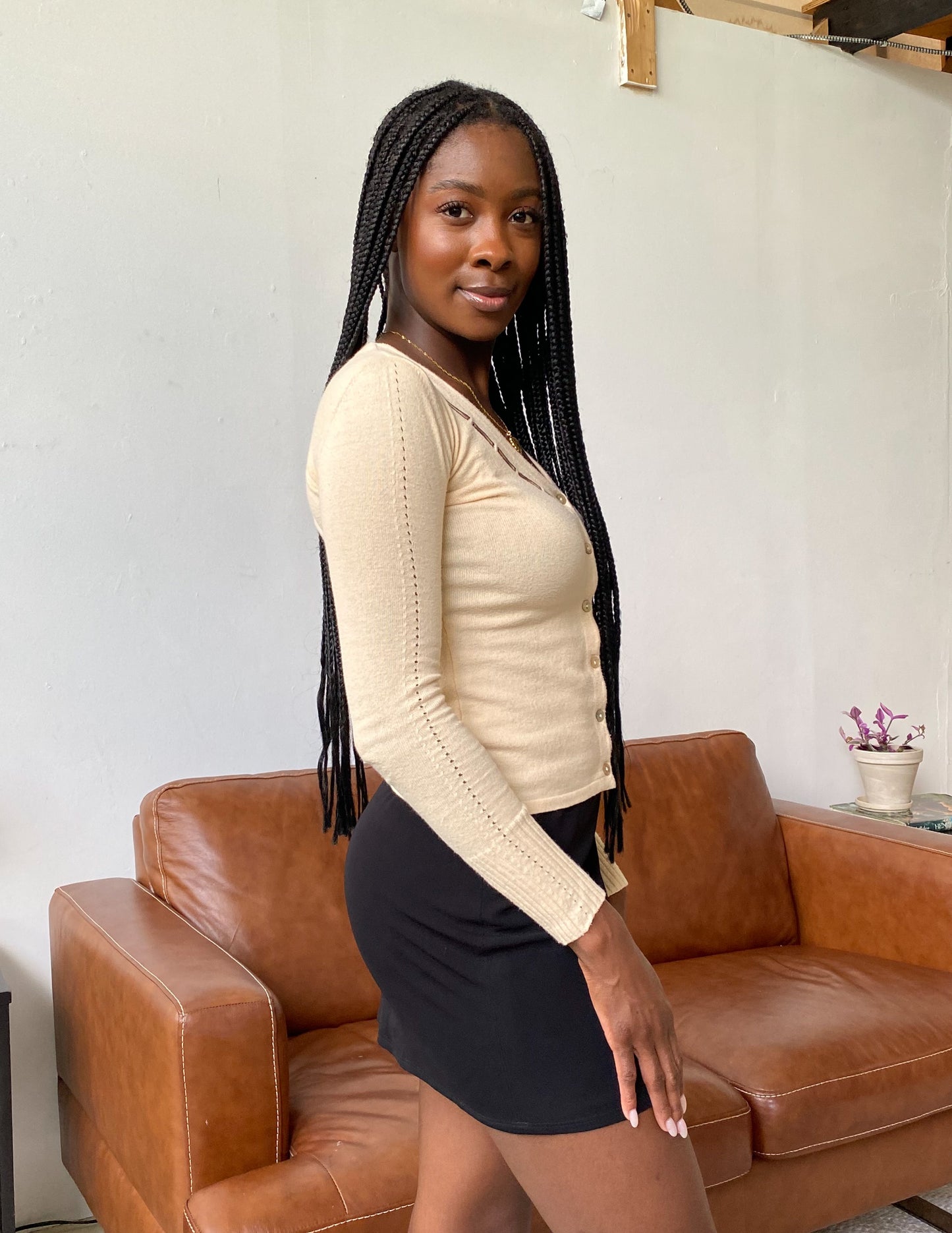 Blumarine Bow Detail Cardigan