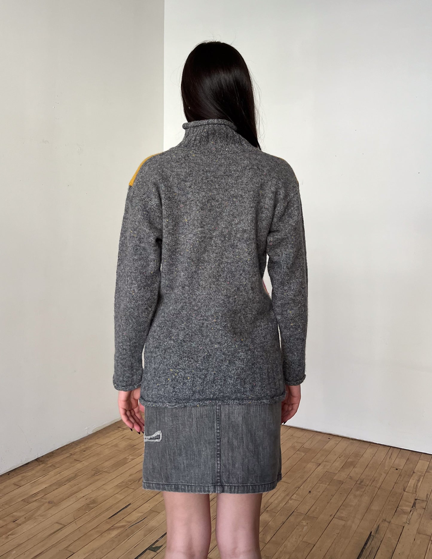 Vtg 90s Betty Boop Grey Sweater