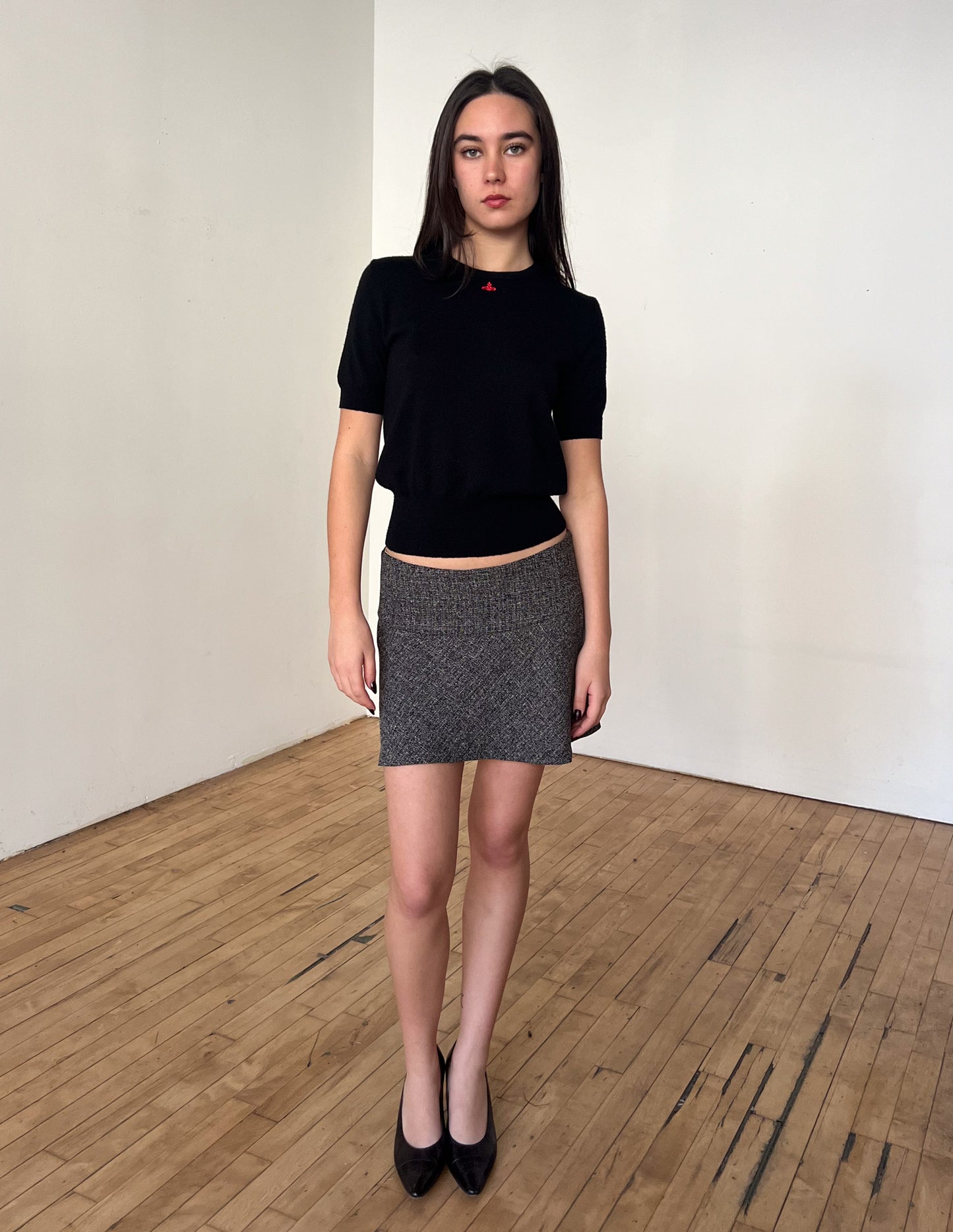 Vivienne Westwood Red Label Black Short Sleeve Sweater