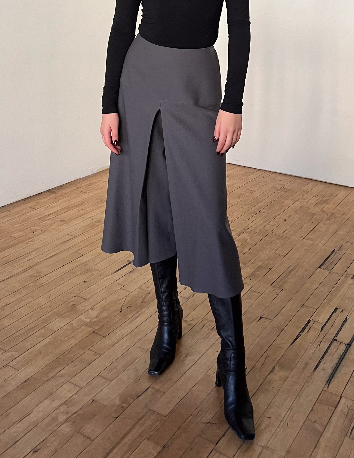 Christian Dior Pleated Lace Up Culottes