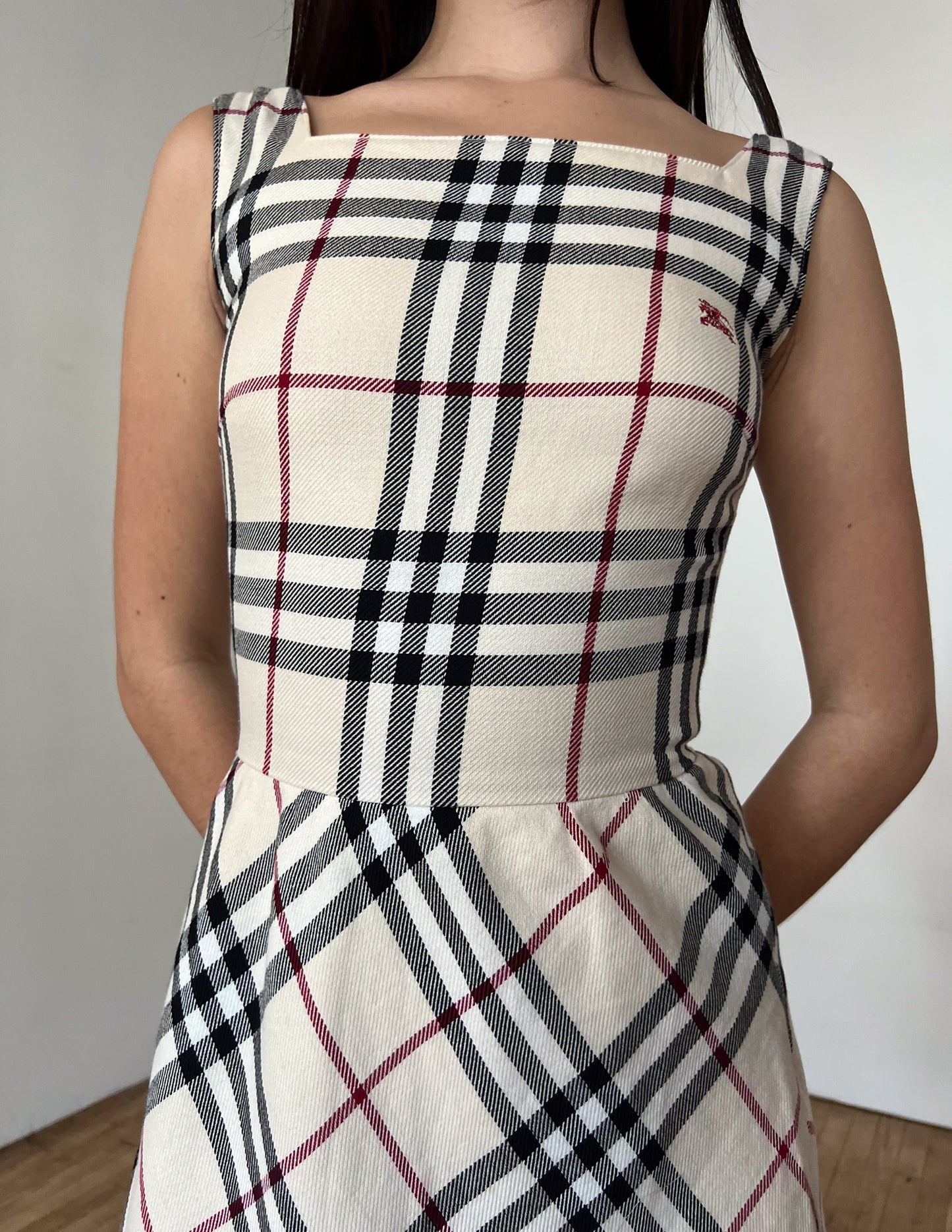 Burberry London Blue Label Check Mini Dress