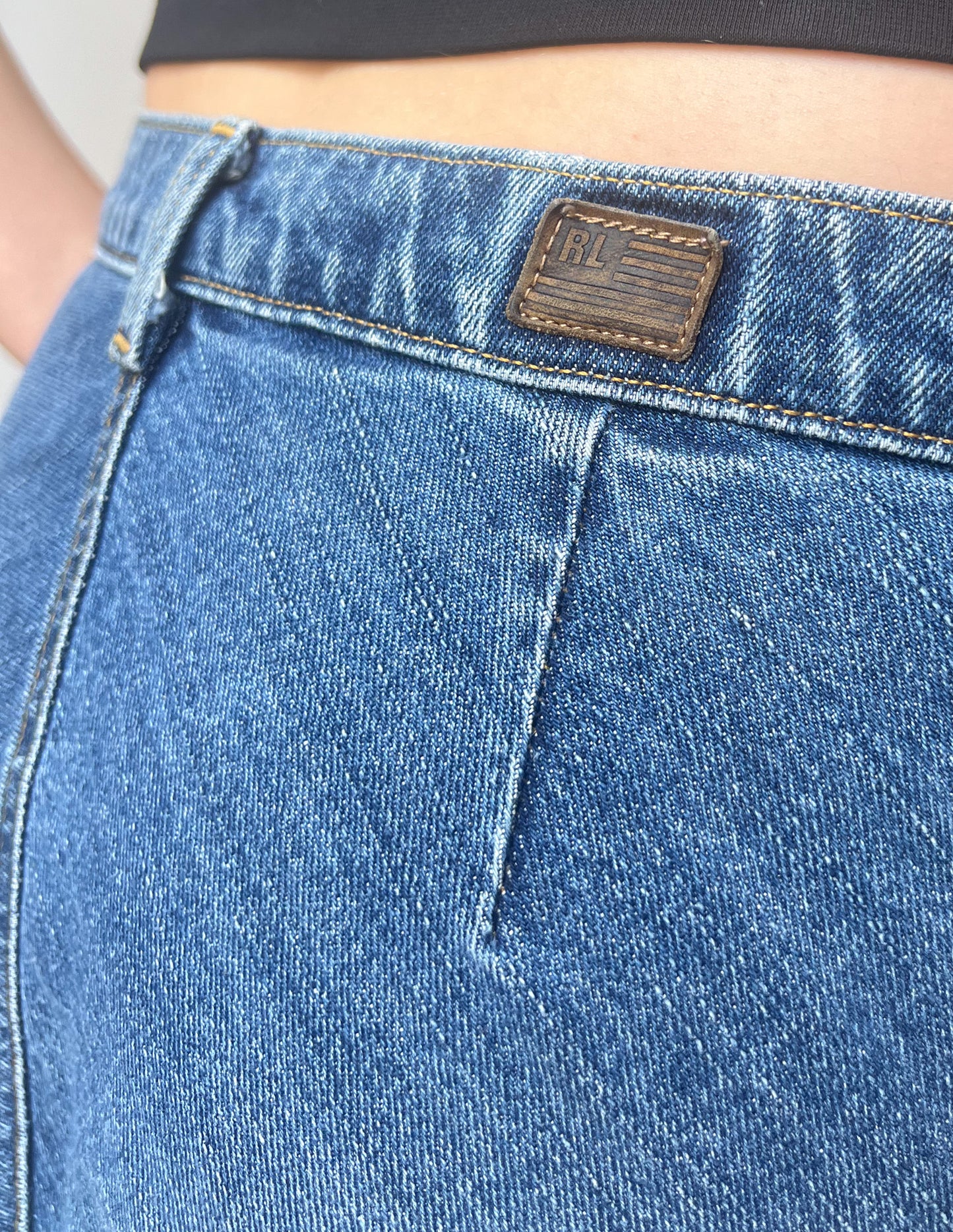 Polo Ralph Lauren Denim Maxi Skirt