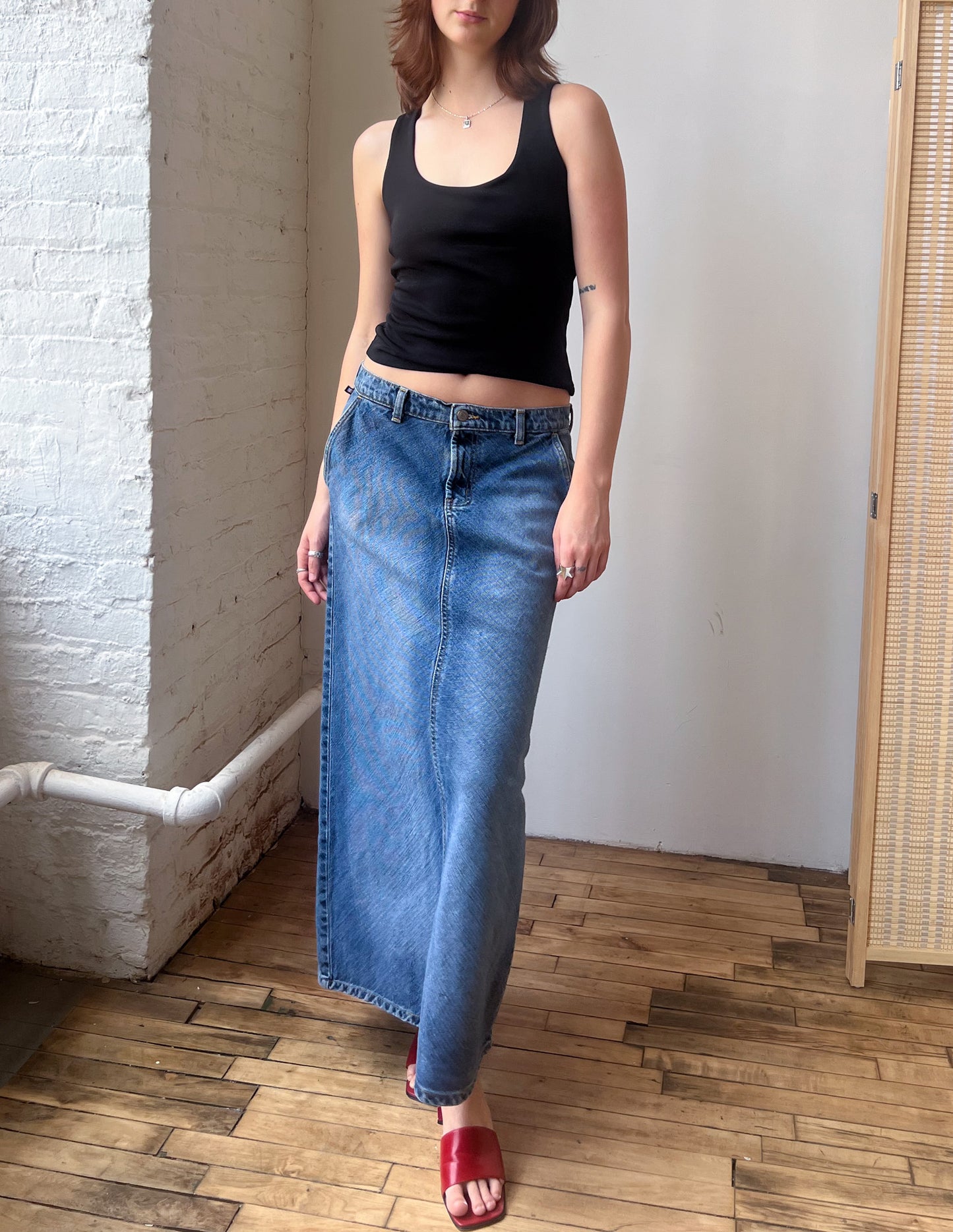Polo Ralph Lauren Denim Maxi Skirt