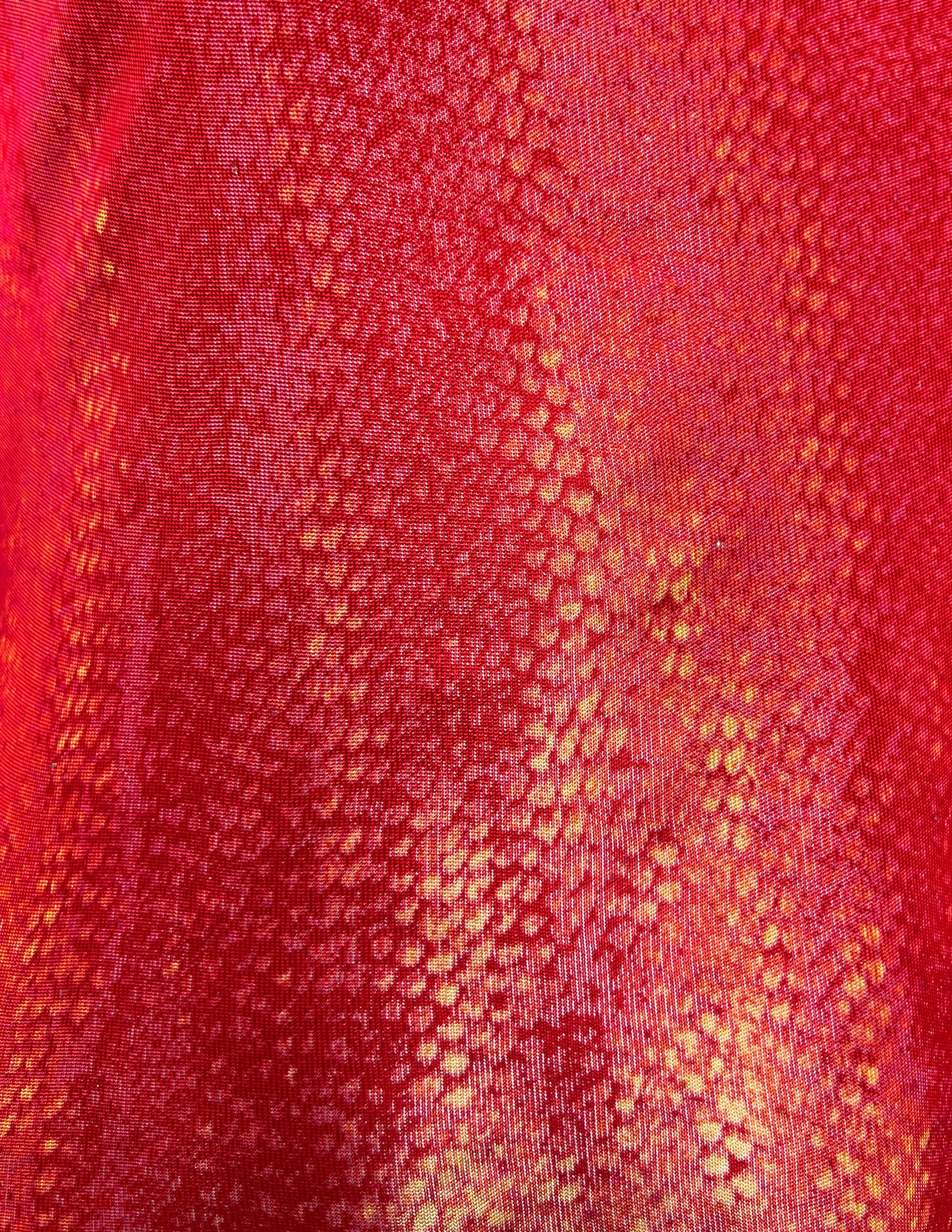 Class Roberto Cavalli Sunset Snakeskin Print Top