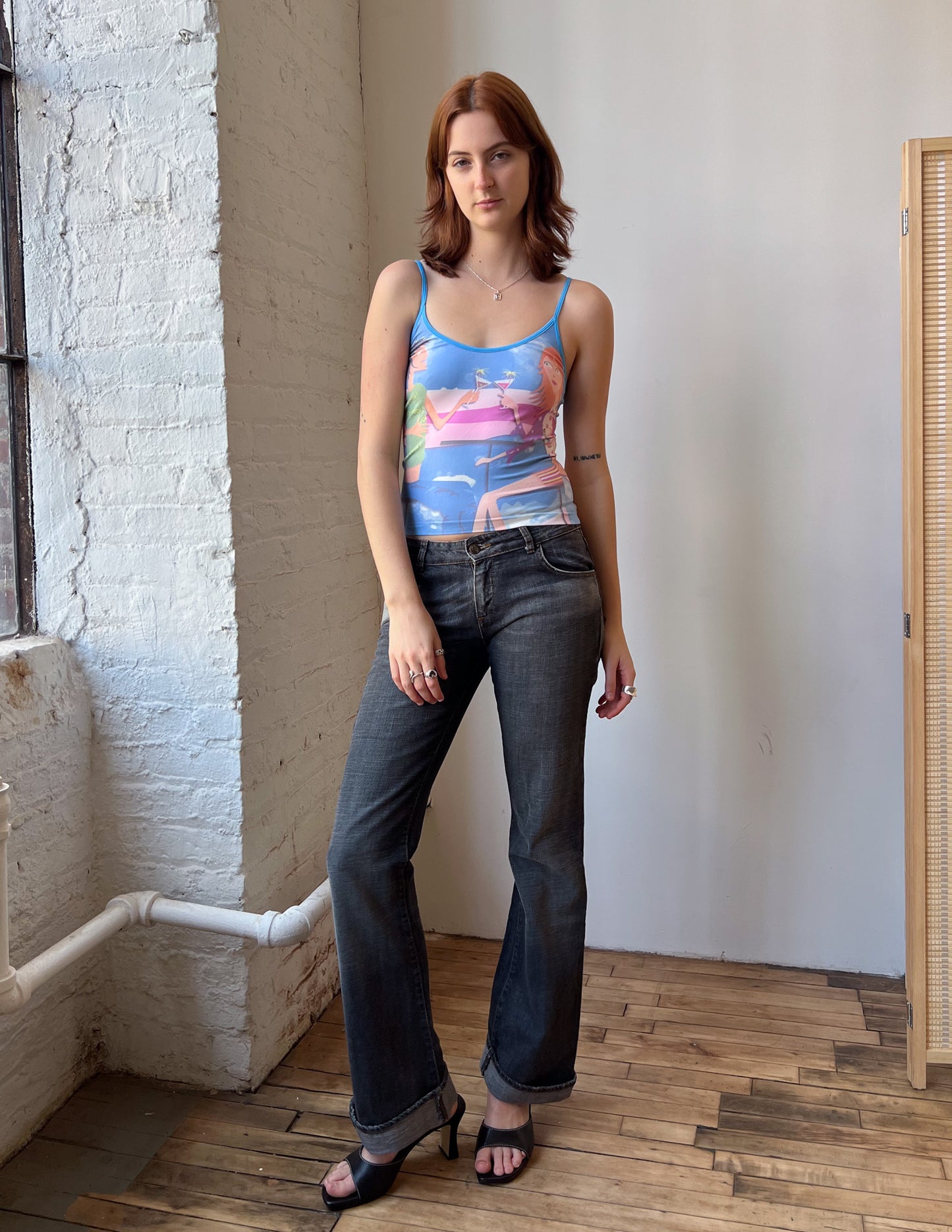 Vtg Vacation Graphic Tank