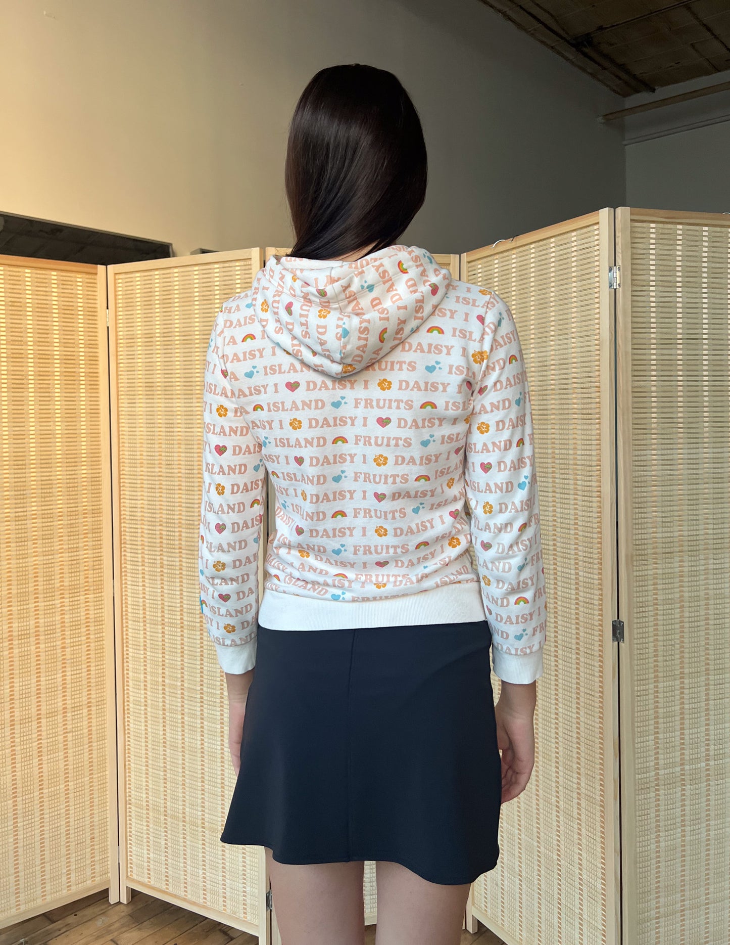 Daisy Lovers Fruit Island All Over Print Zip Up Hoodie