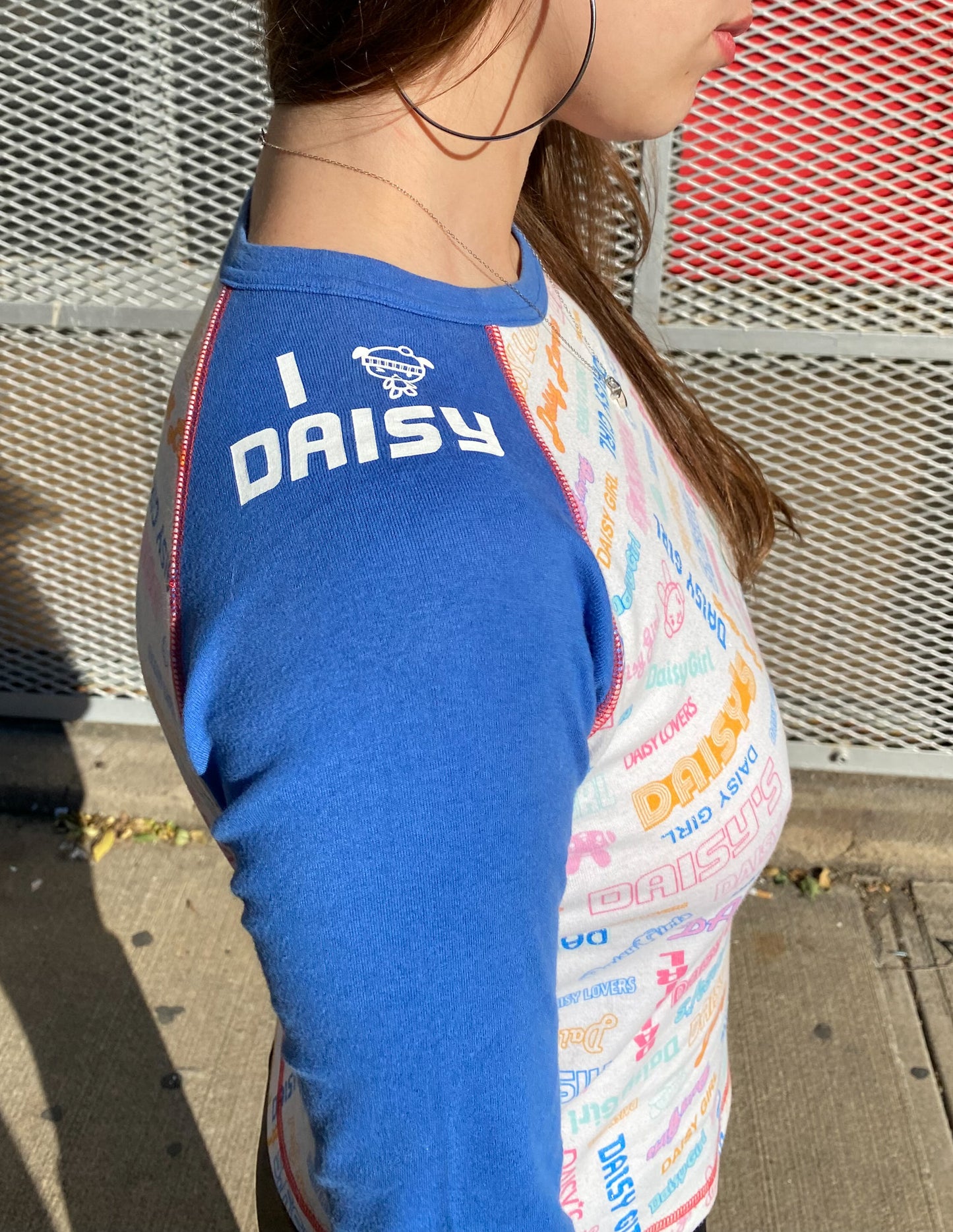 Daisy Lovers Blue Baseball Long Sleeve