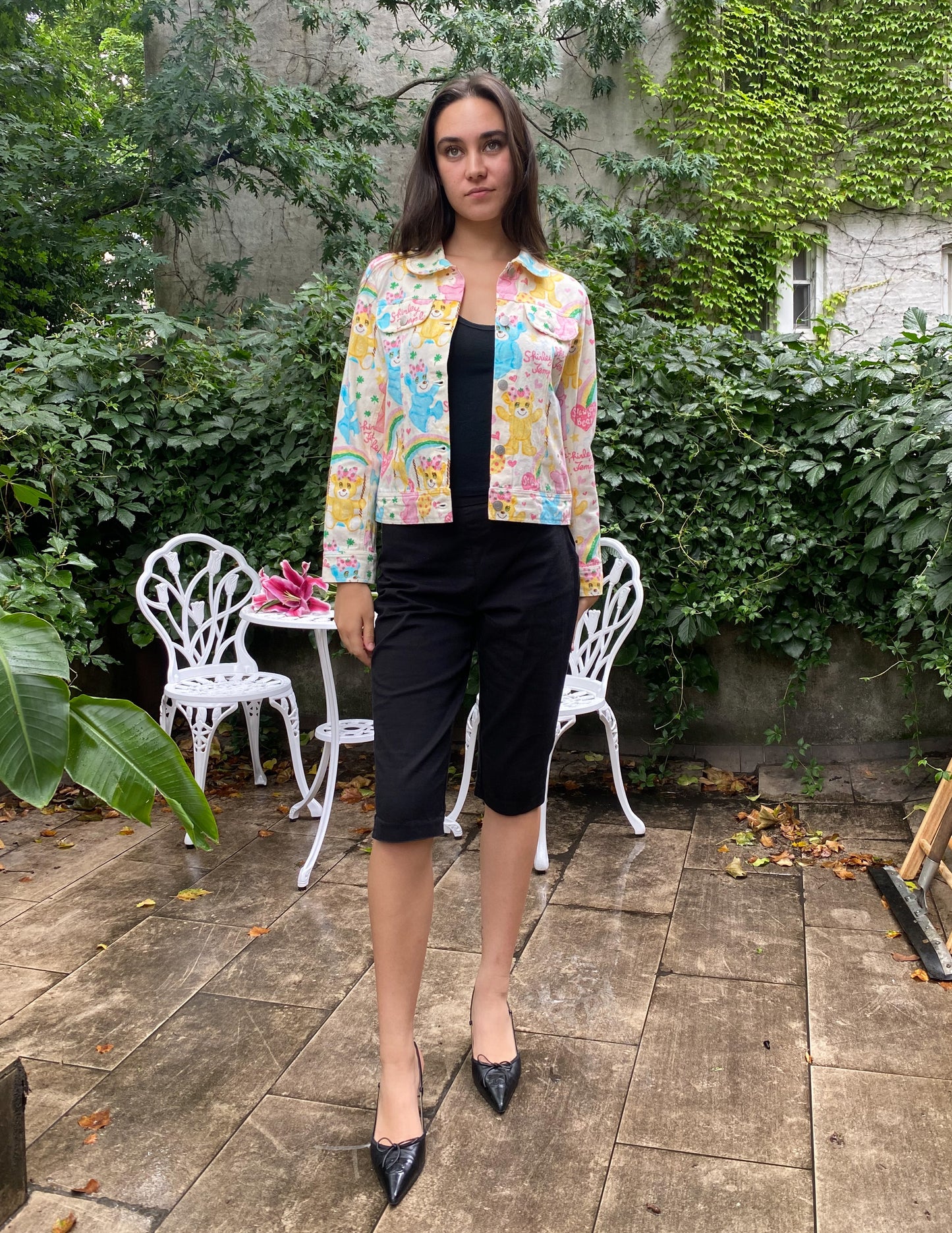 Shirley Temple All Over Print Jacket Sourced in Japan