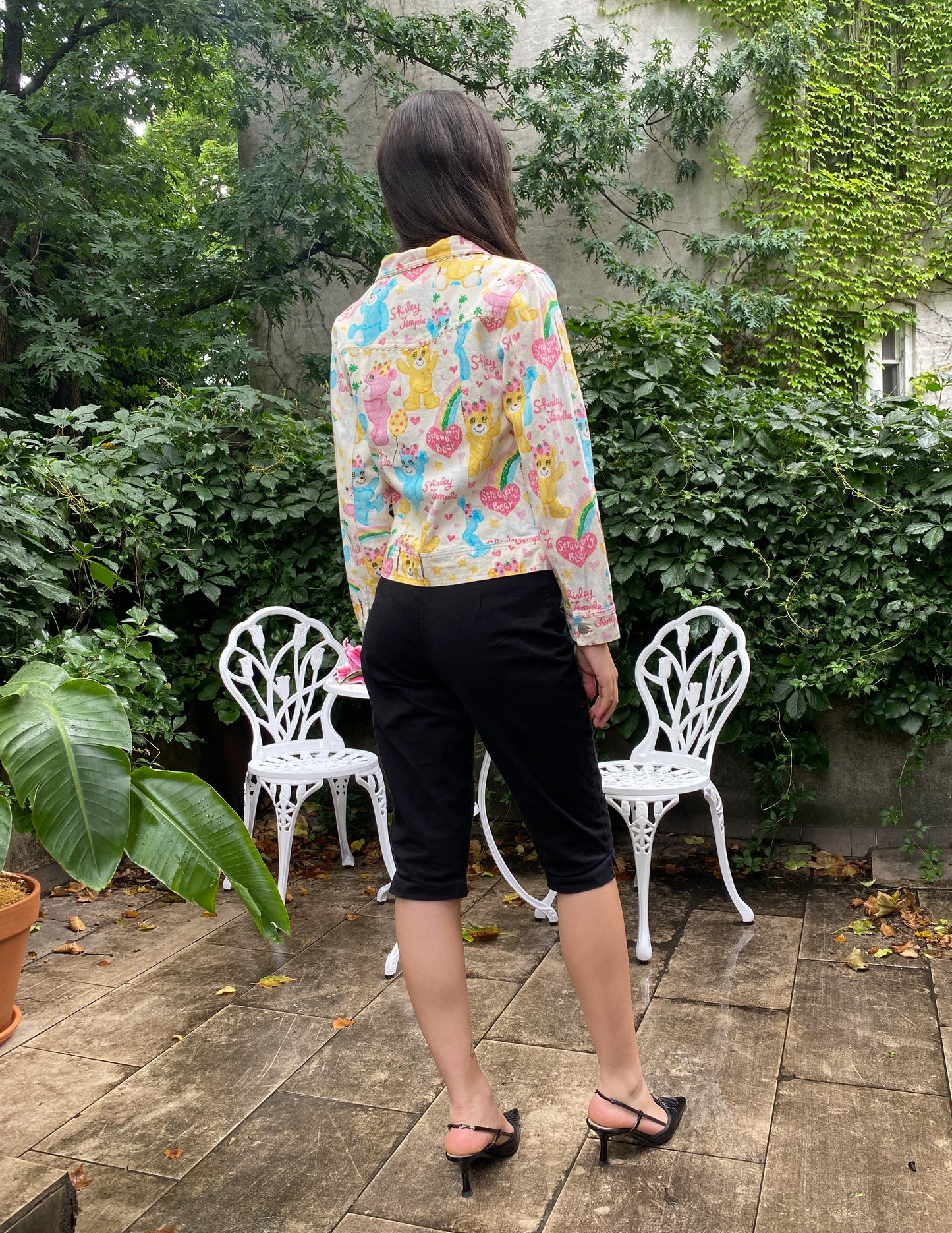 Shirley Temple All Over Print Jacket Sourced in Japan