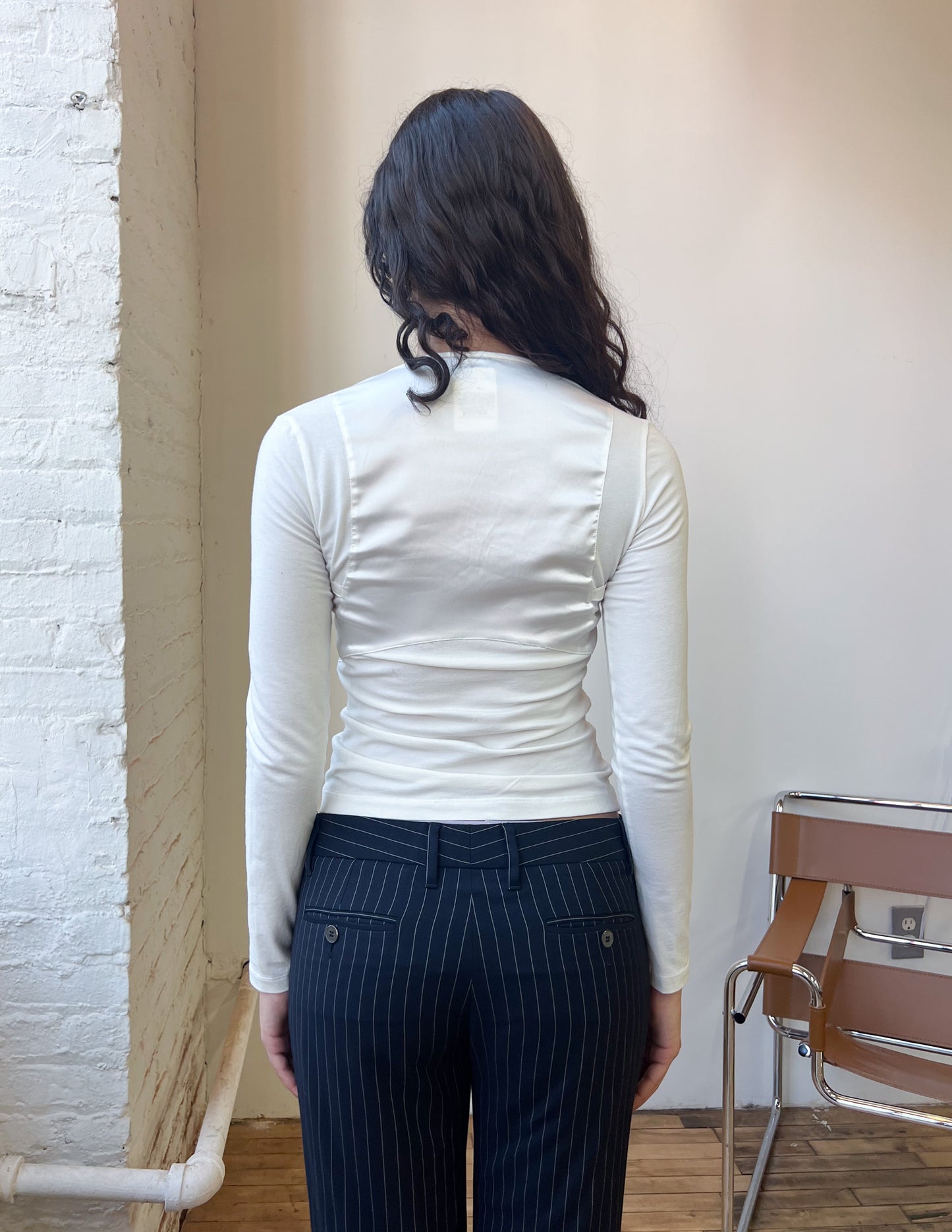 Versace Jeans Rhinestone Long Sleeve