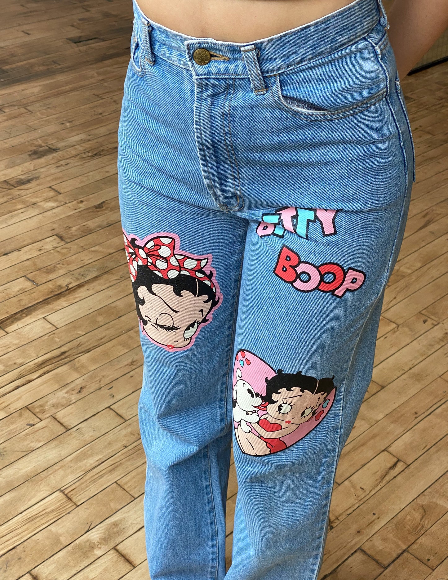 Vtg 90's Betty Boop High Waist Jean