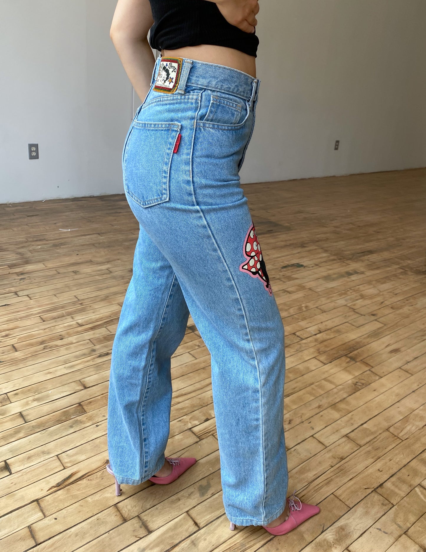 Vtg 90's Betty Boop High Waist Jean