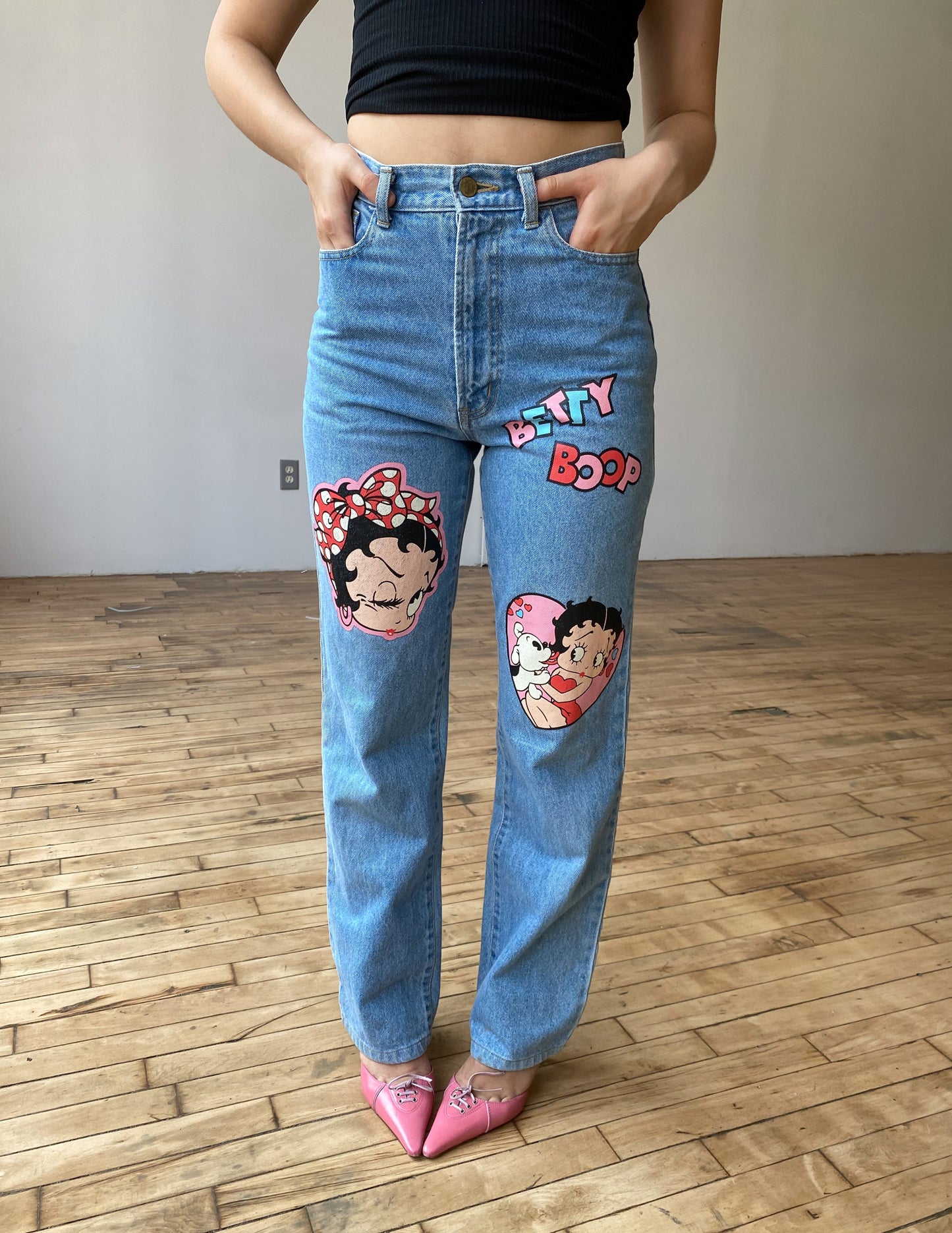 Vtg 90's Betty Boop High Waist Jean