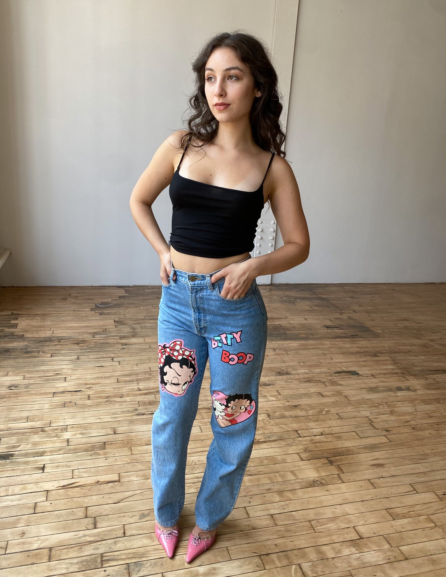 Vtg 90's Betty Boop High Waist Jean
