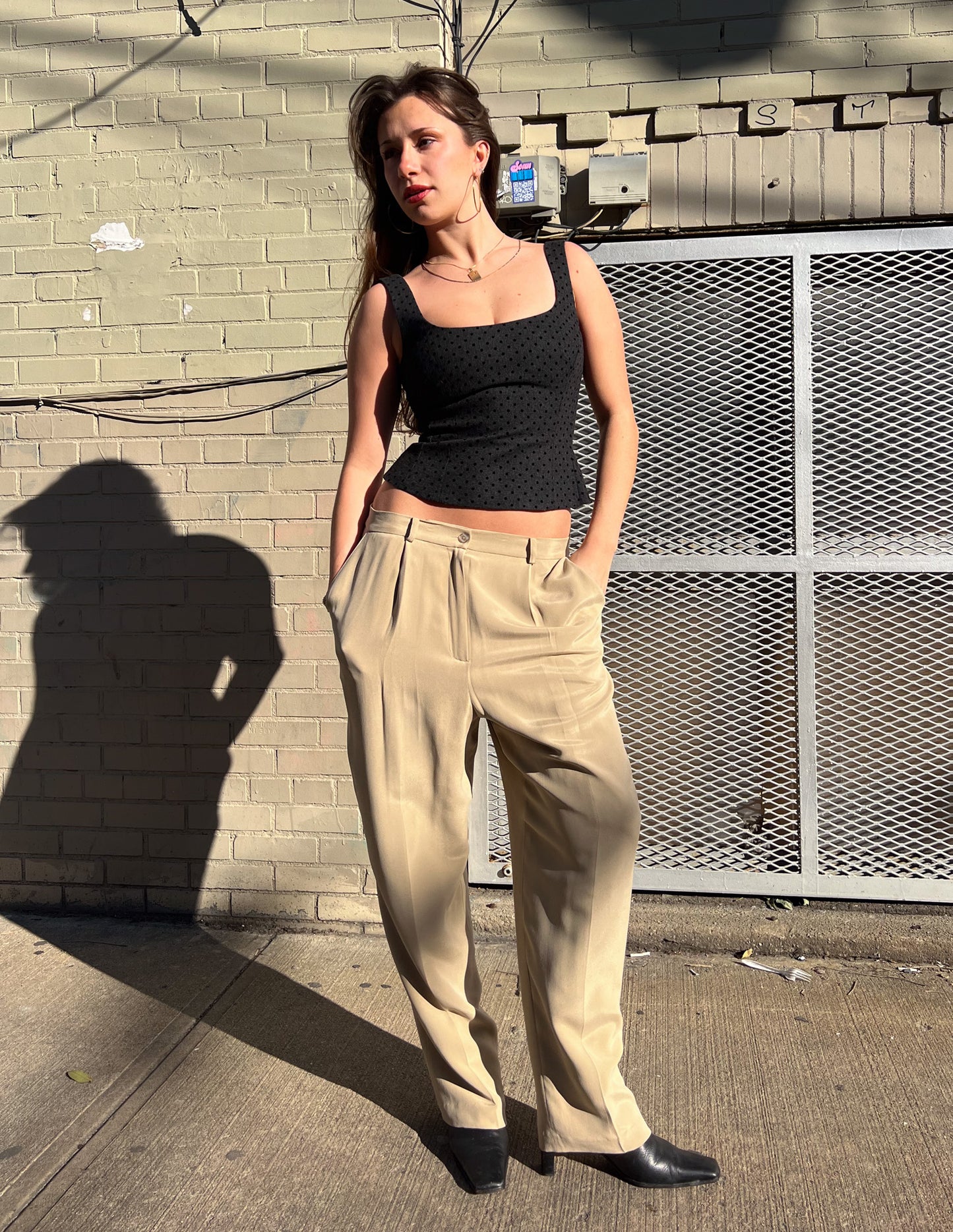 Nanette Lepore Polka Dot Bustier Top