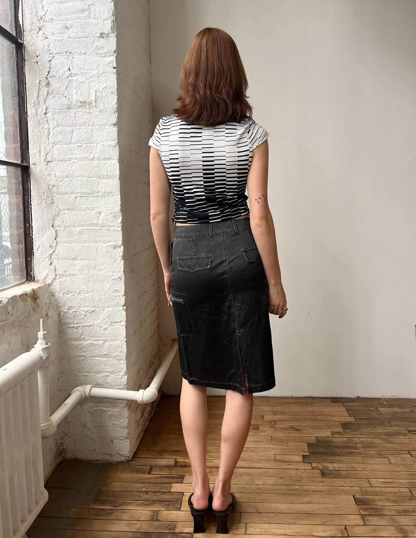 Vtg Zabaione Pocket Detail Skirt