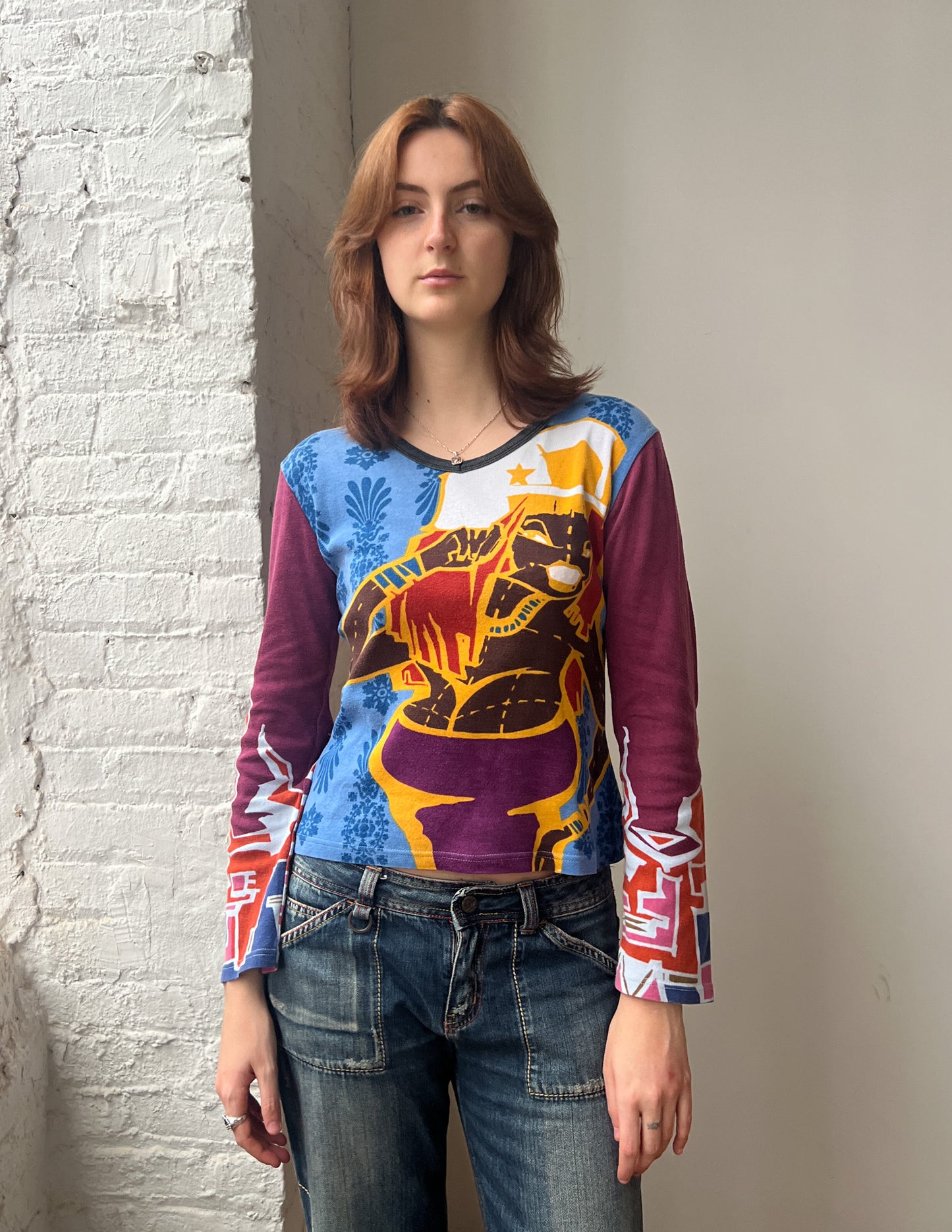 Custo Barcelona Graphic Long Sleeve Tee
