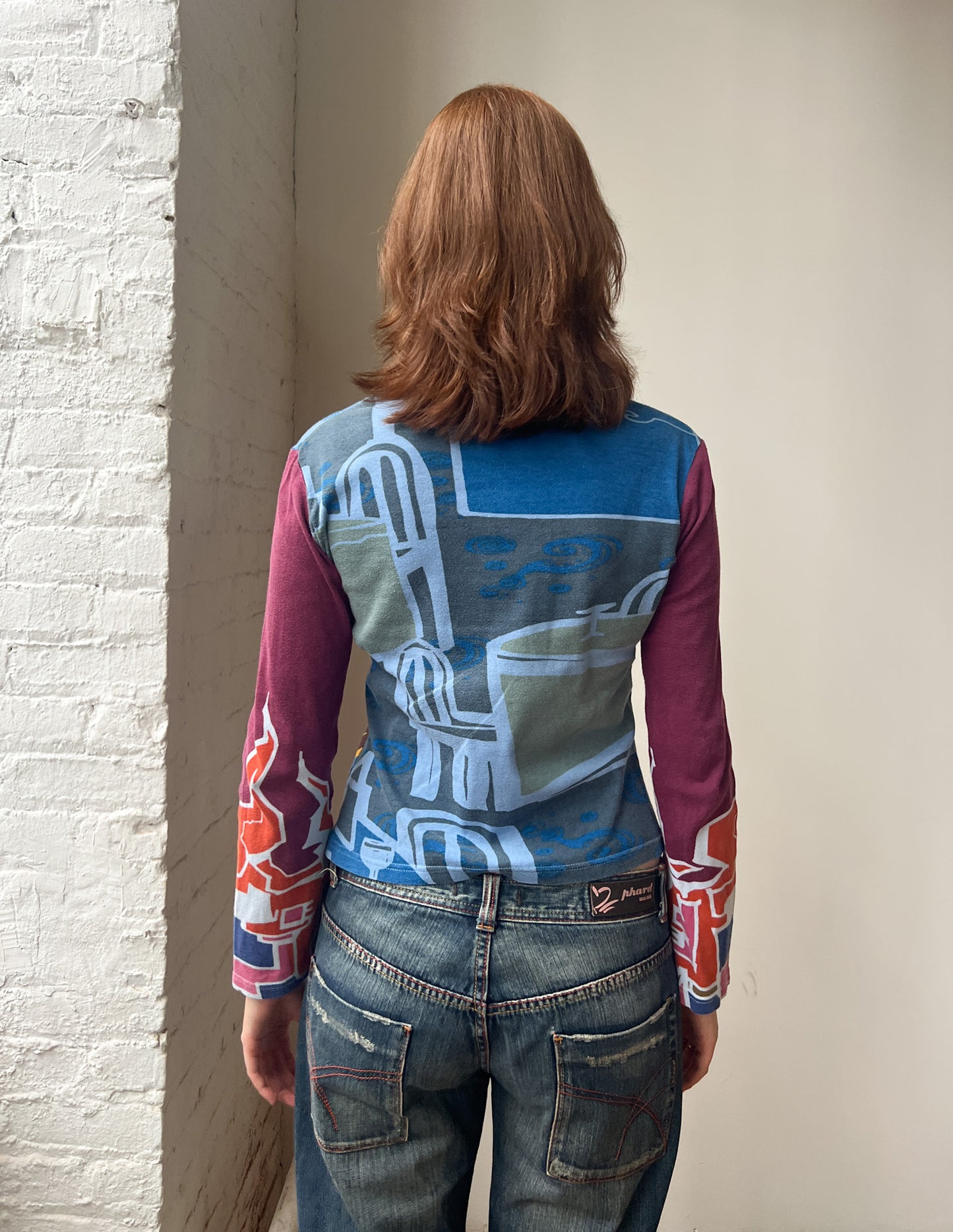 Custo Barcelona Graphic Long Sleeve Tee