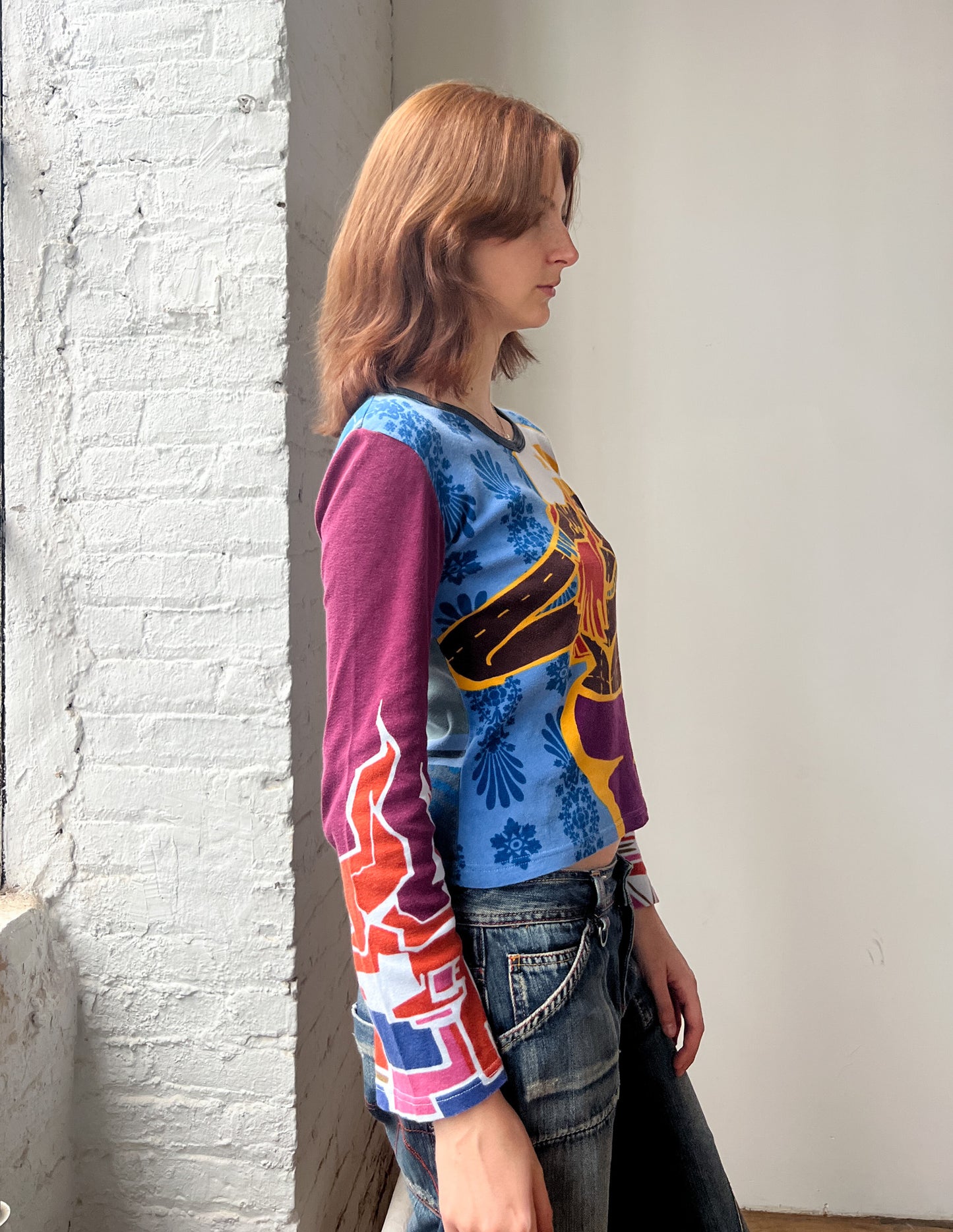 Custo Barcelona Graphic Long Sleeve Tee