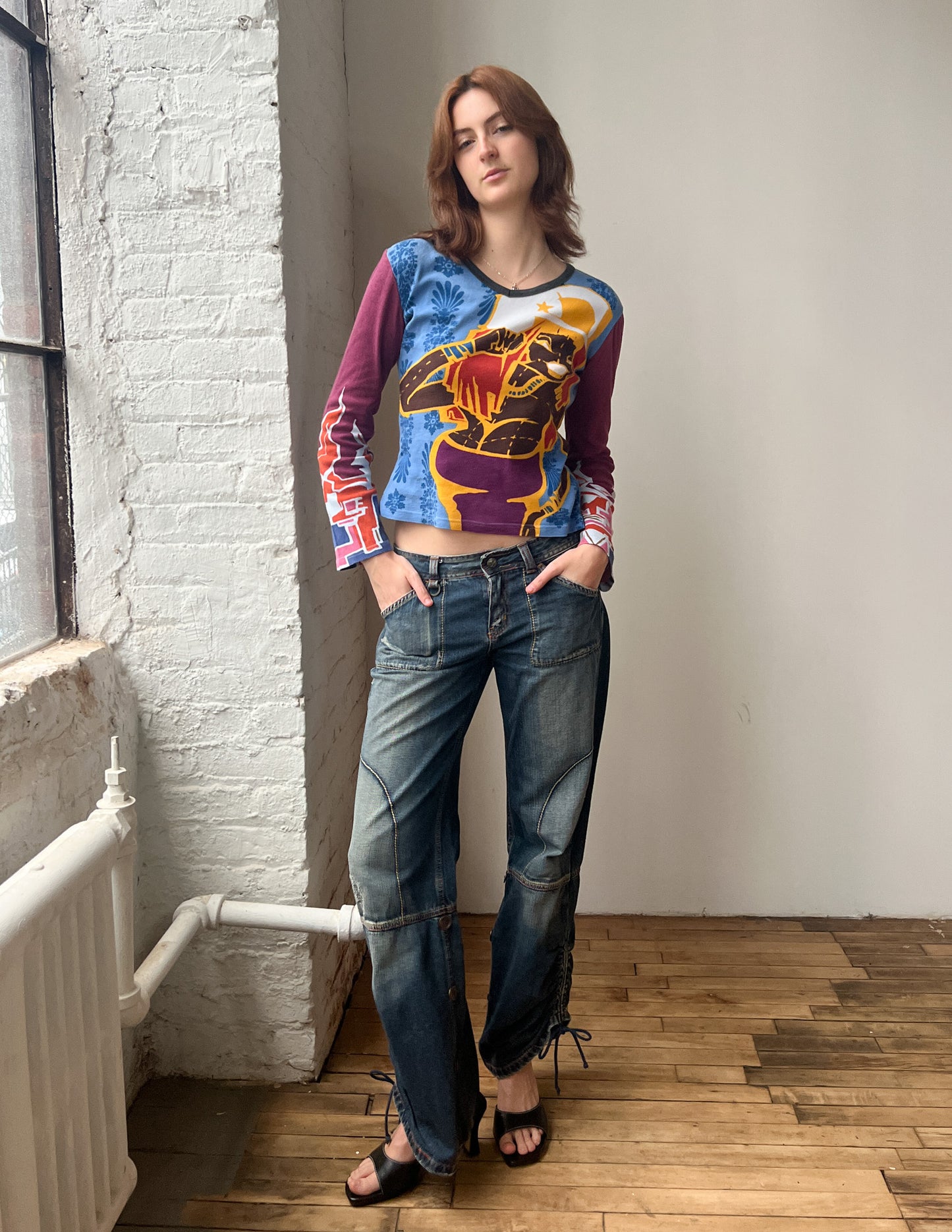 Custo Barcelona Graphic Long Sleeve Tee