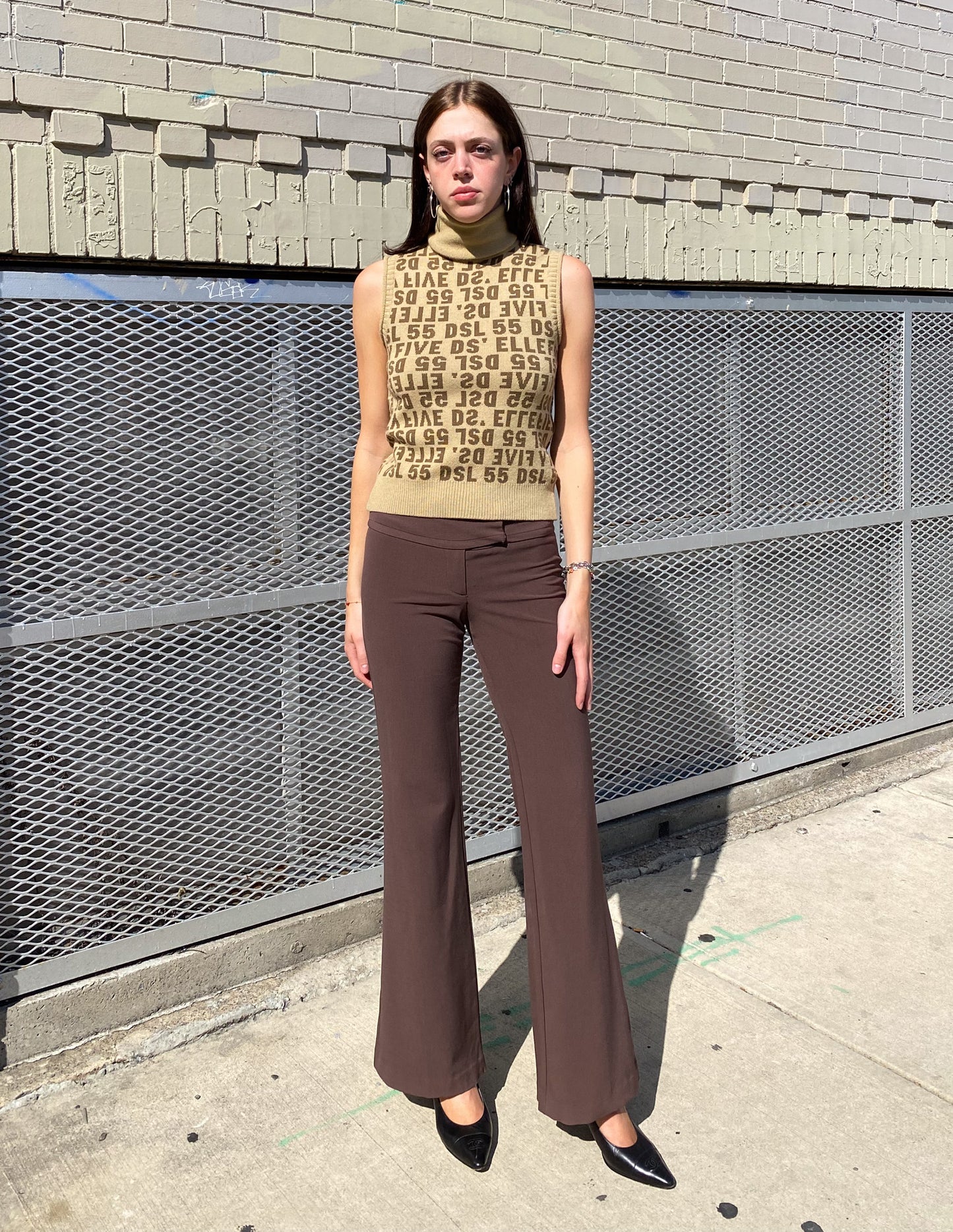 Diesel Vtg Turtleneck Knit Tank