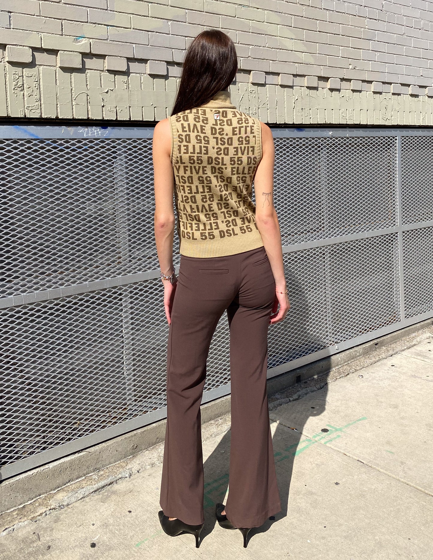 Diesel Vtg Turtleneck Knit Tank