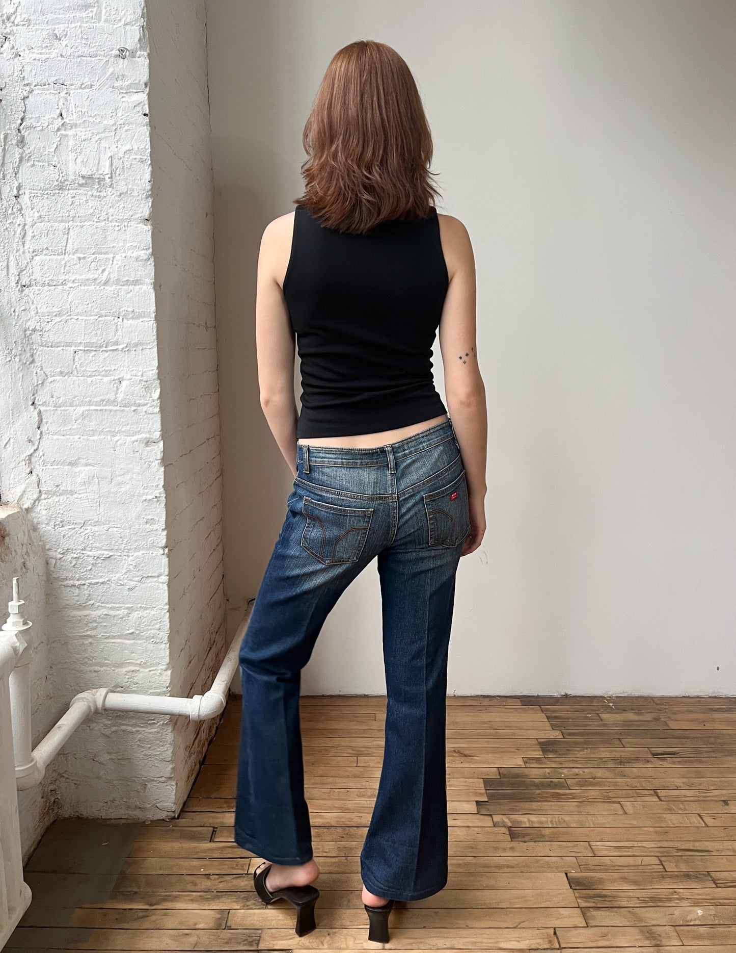 Y2K Floral Embroidered Jeans
