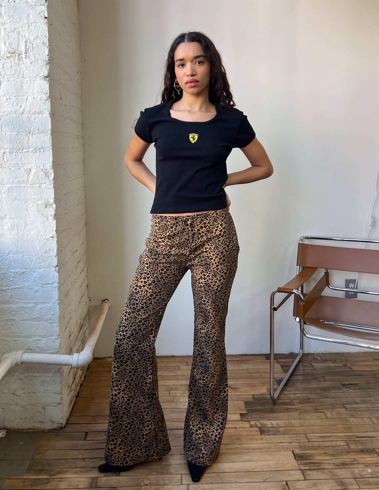 90s Leopard Print Pants
