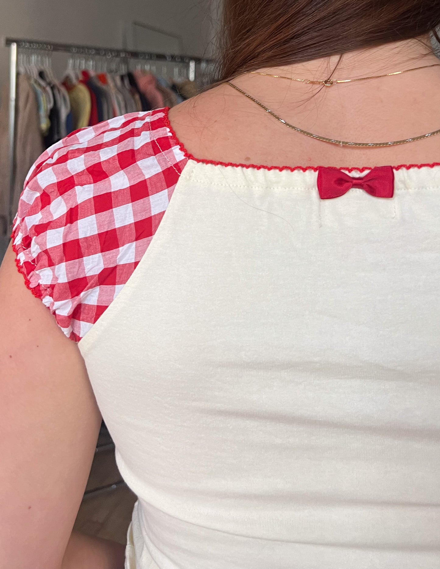 Shirley Temple Red Gingham Skirt Set