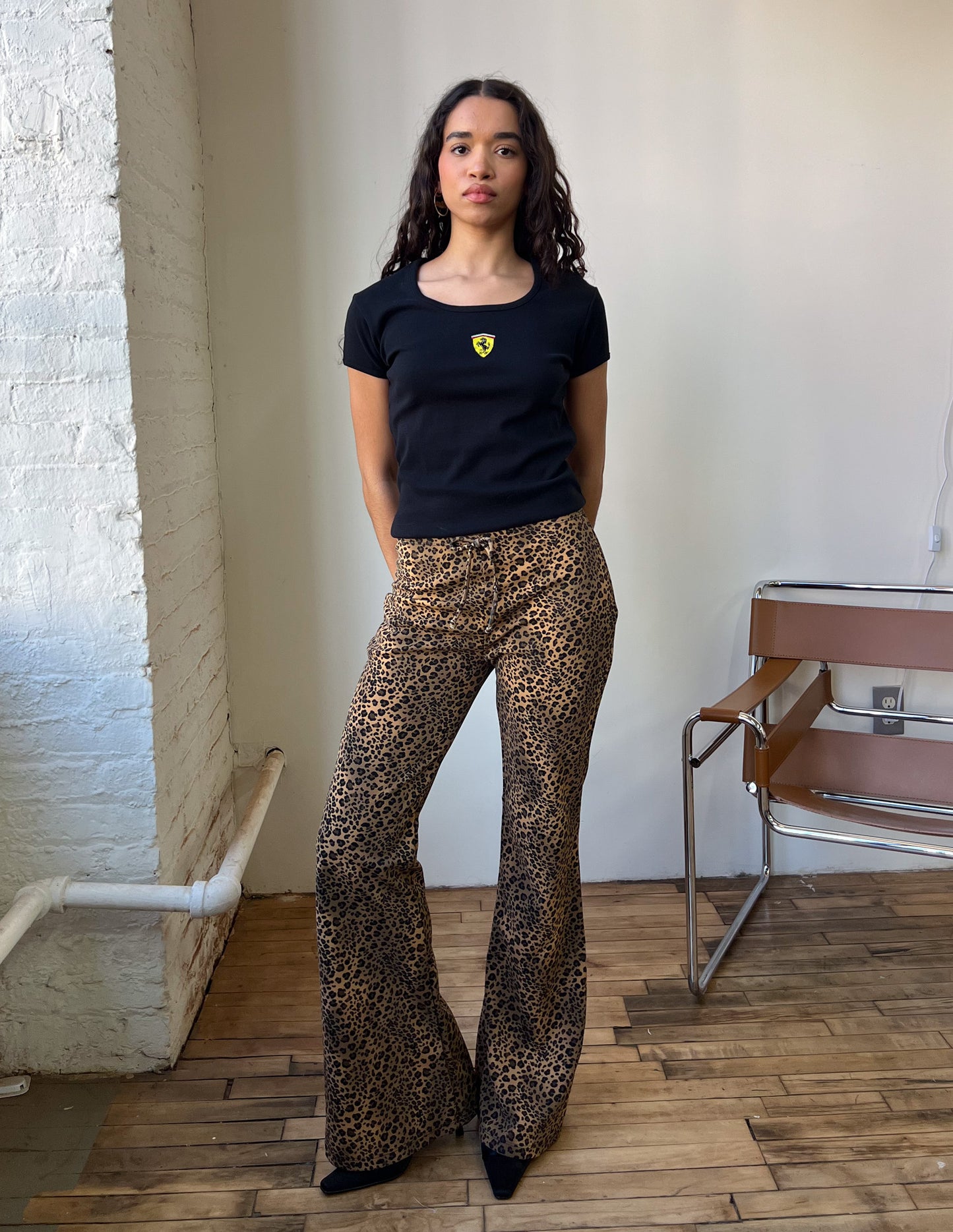 90s Leopard Print Pants
