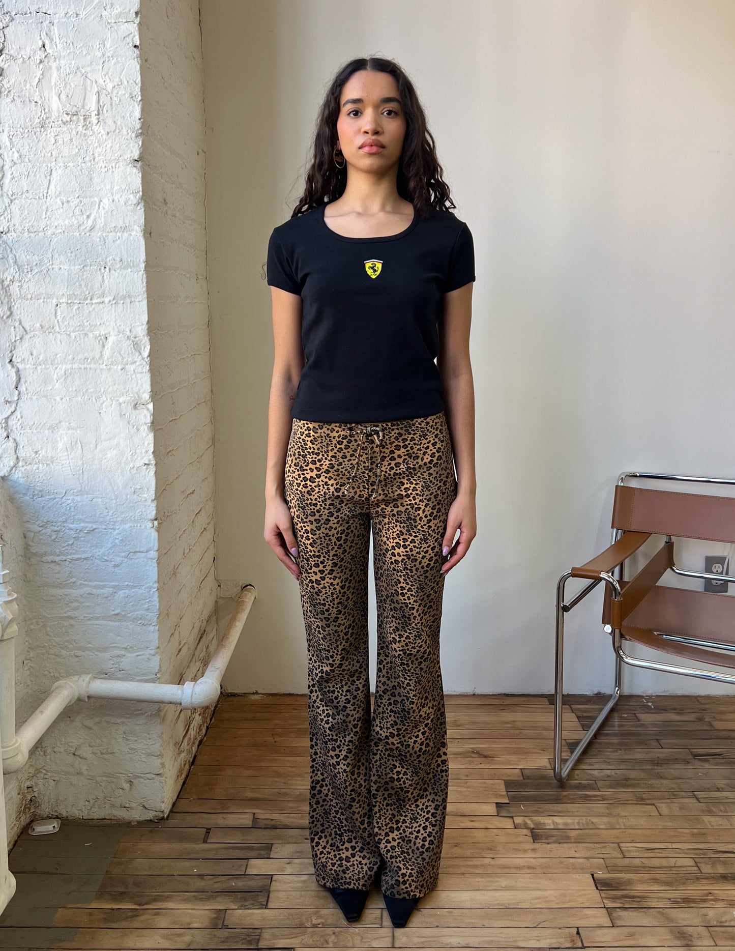 90s Leopard Print Pants