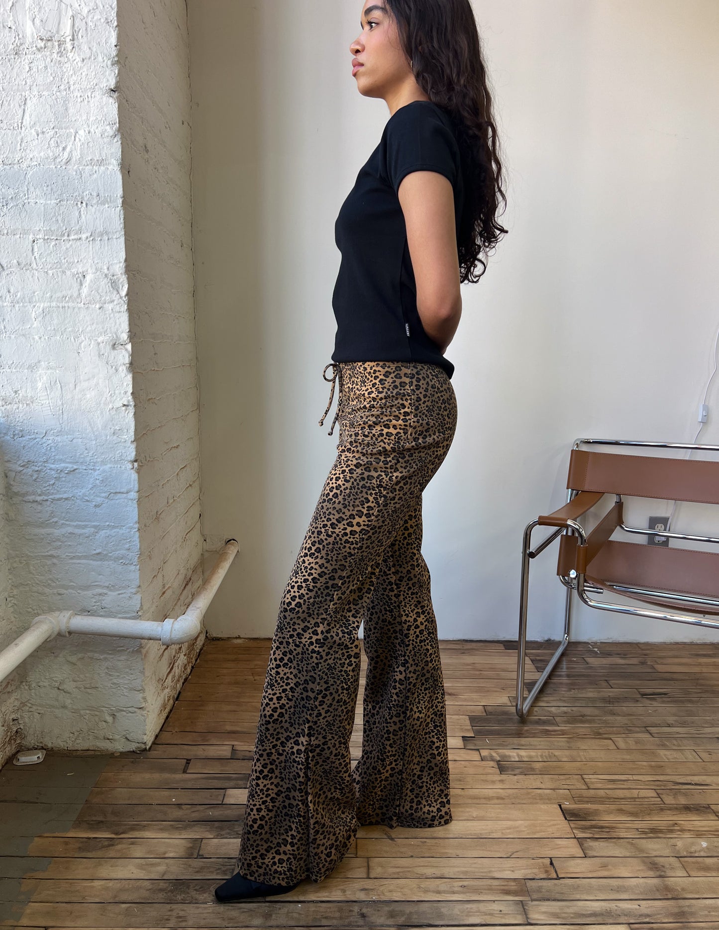 90s Leopard Print Pants