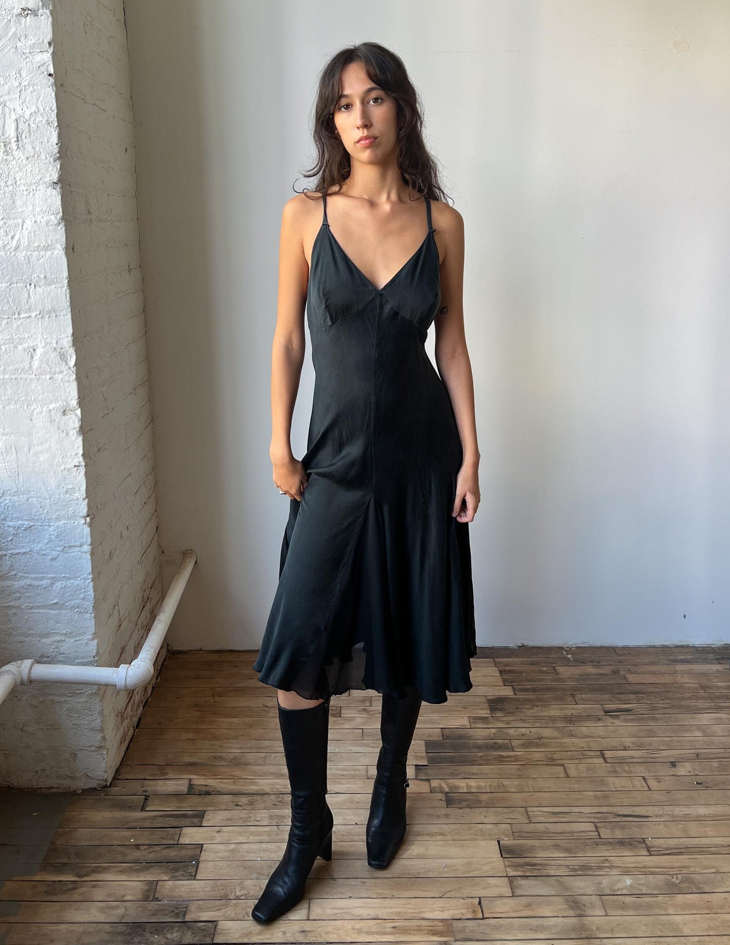 Vintage Intimissimi Silk Maxi Dress
