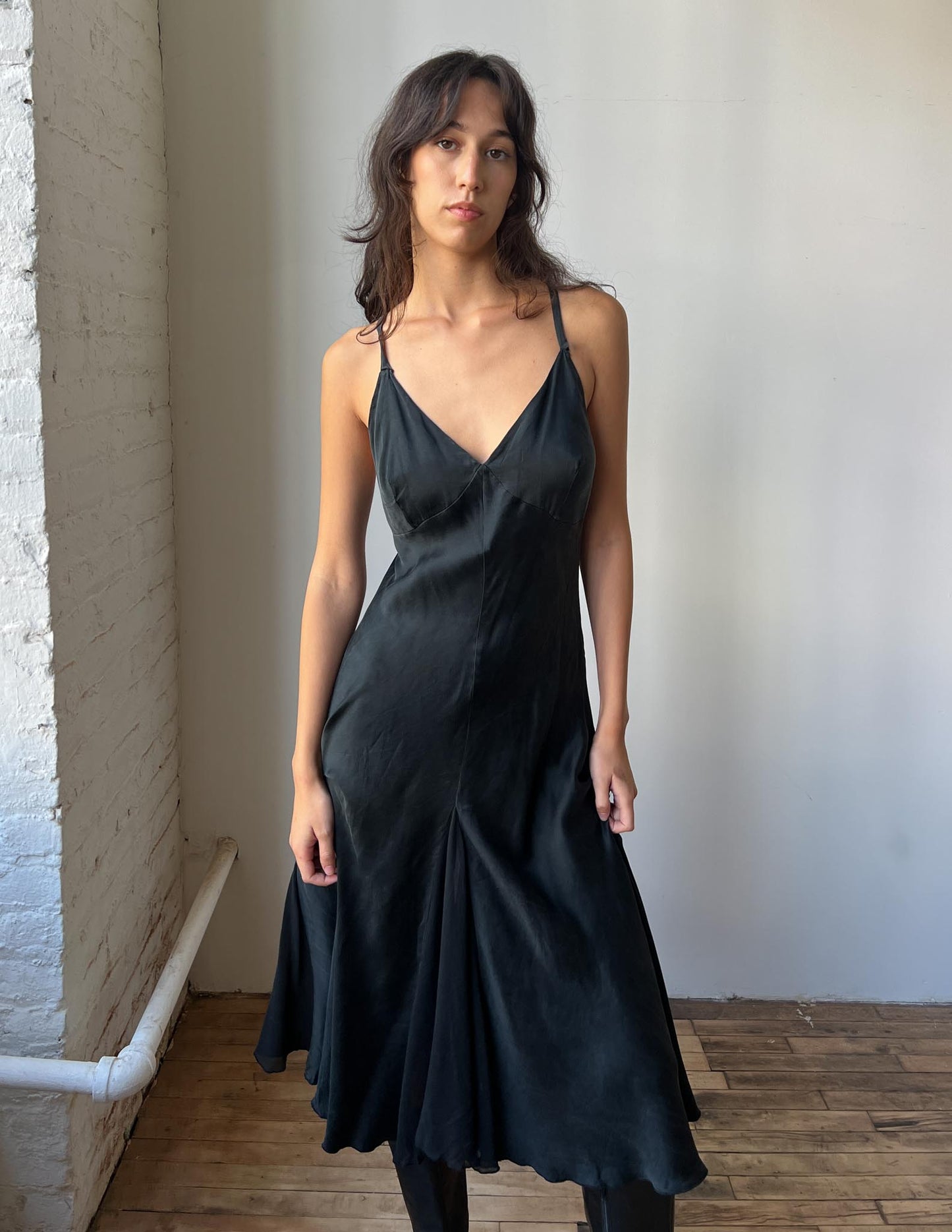 Vintage Intimissimi Silk Maxi Dress