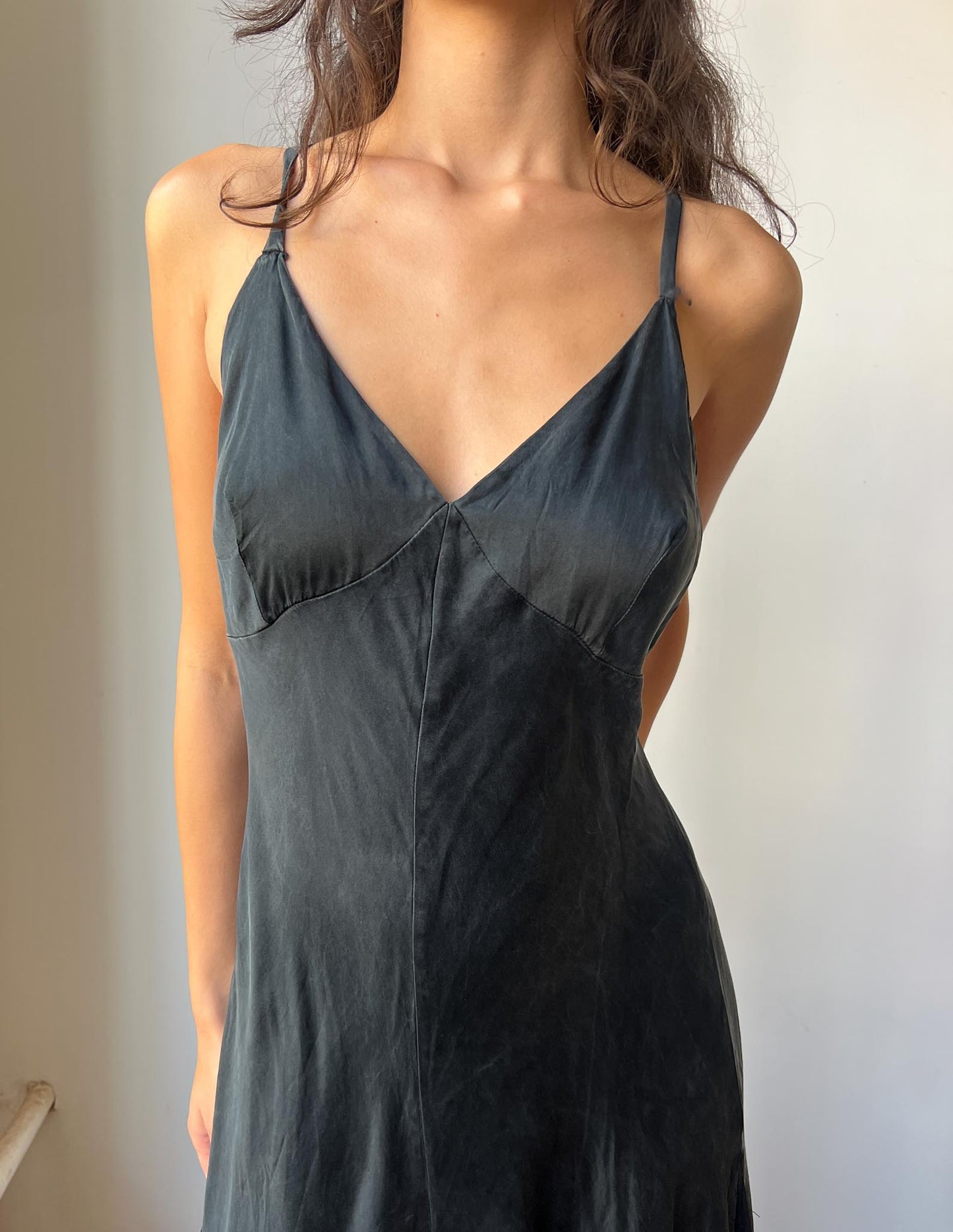 Vintage Intimissimi Silk Maxi Dress