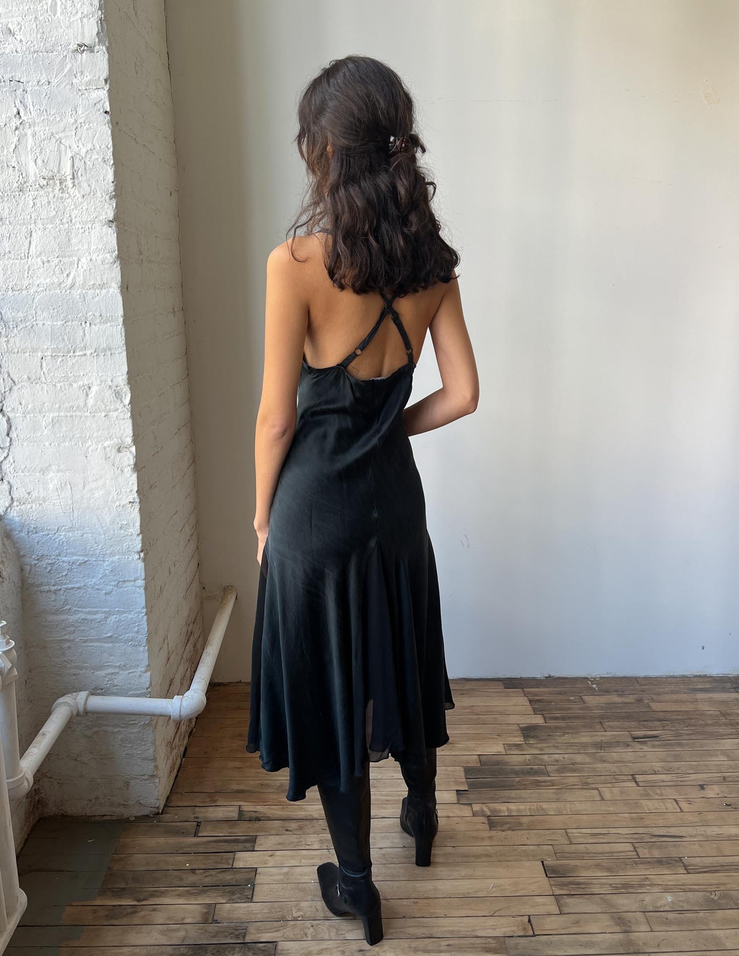 Vintage Intimissimi Silk Maxi Dress