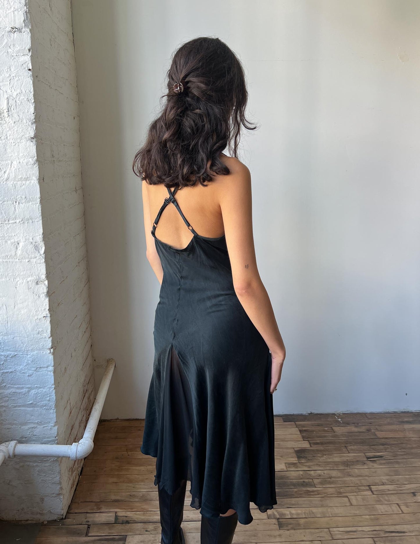 Vintage Intimissimi Silk Maxi Dress