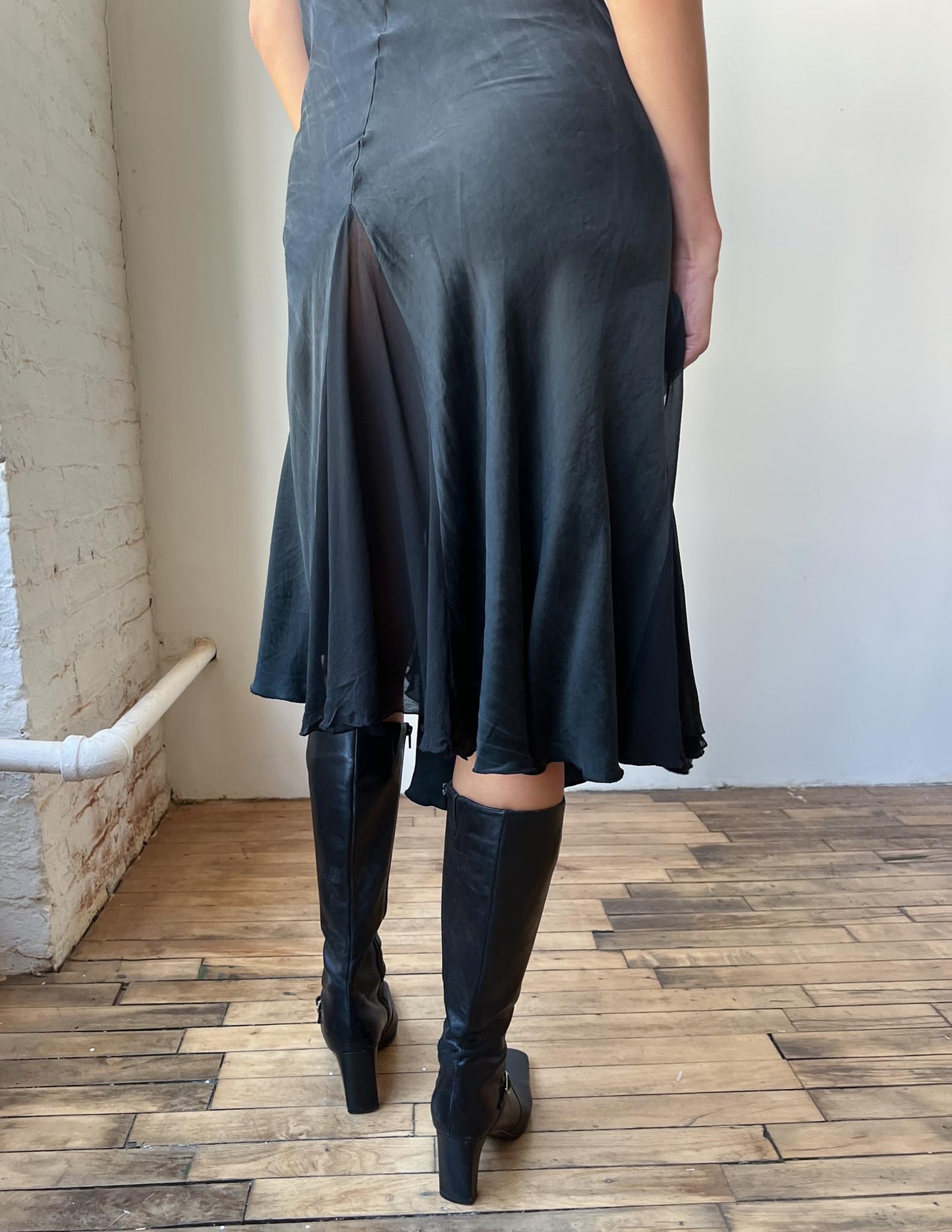 Vintage Intimissimi Silk Maxi Dress
