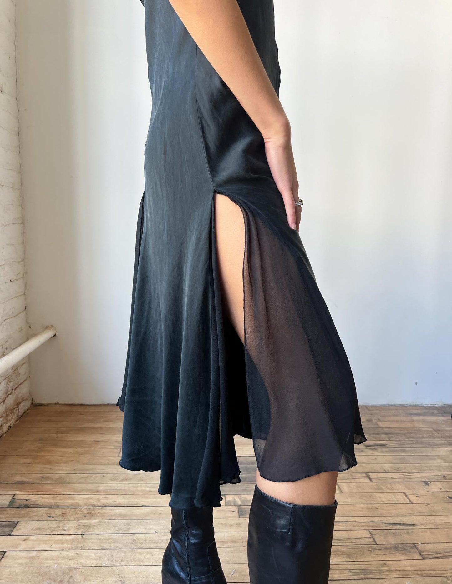 Vintage Intimissimi Silk Maxi Dress
