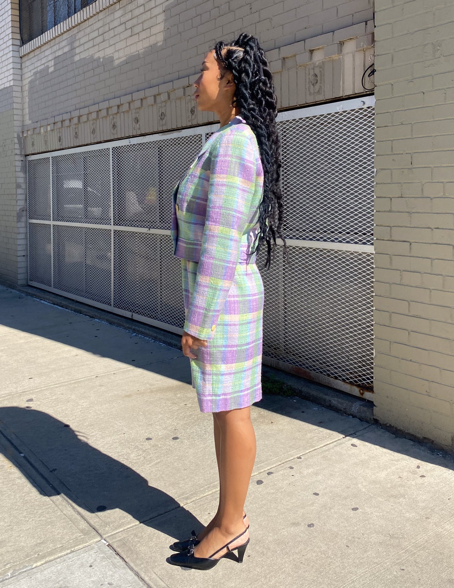 Courrèges Pastel Plaid Set