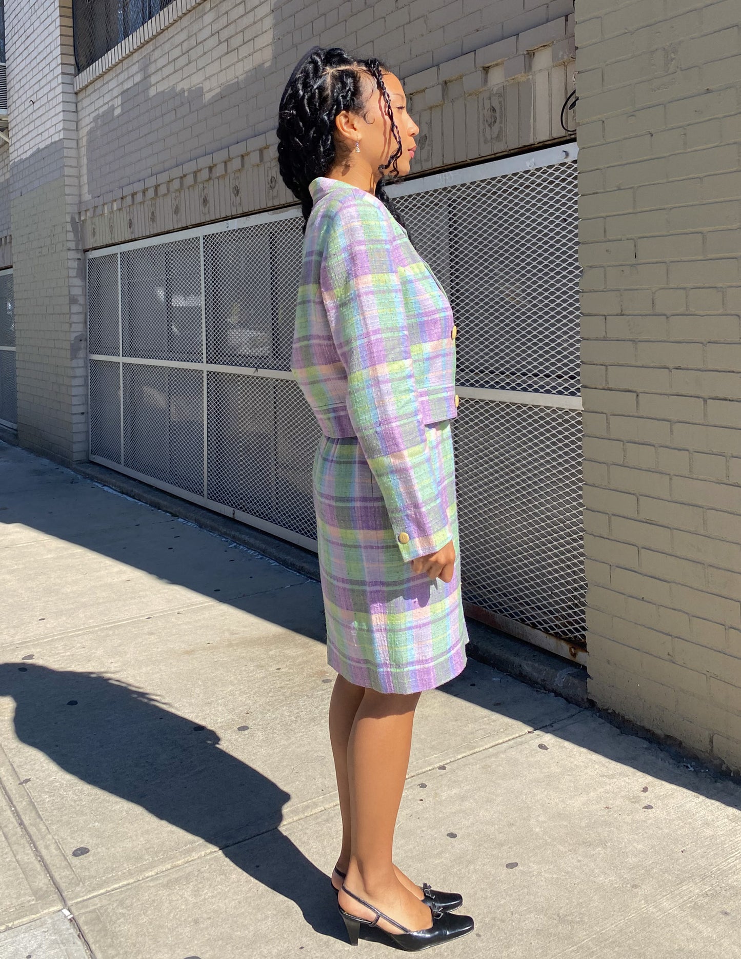 Courrèges Pastel Plaid Set