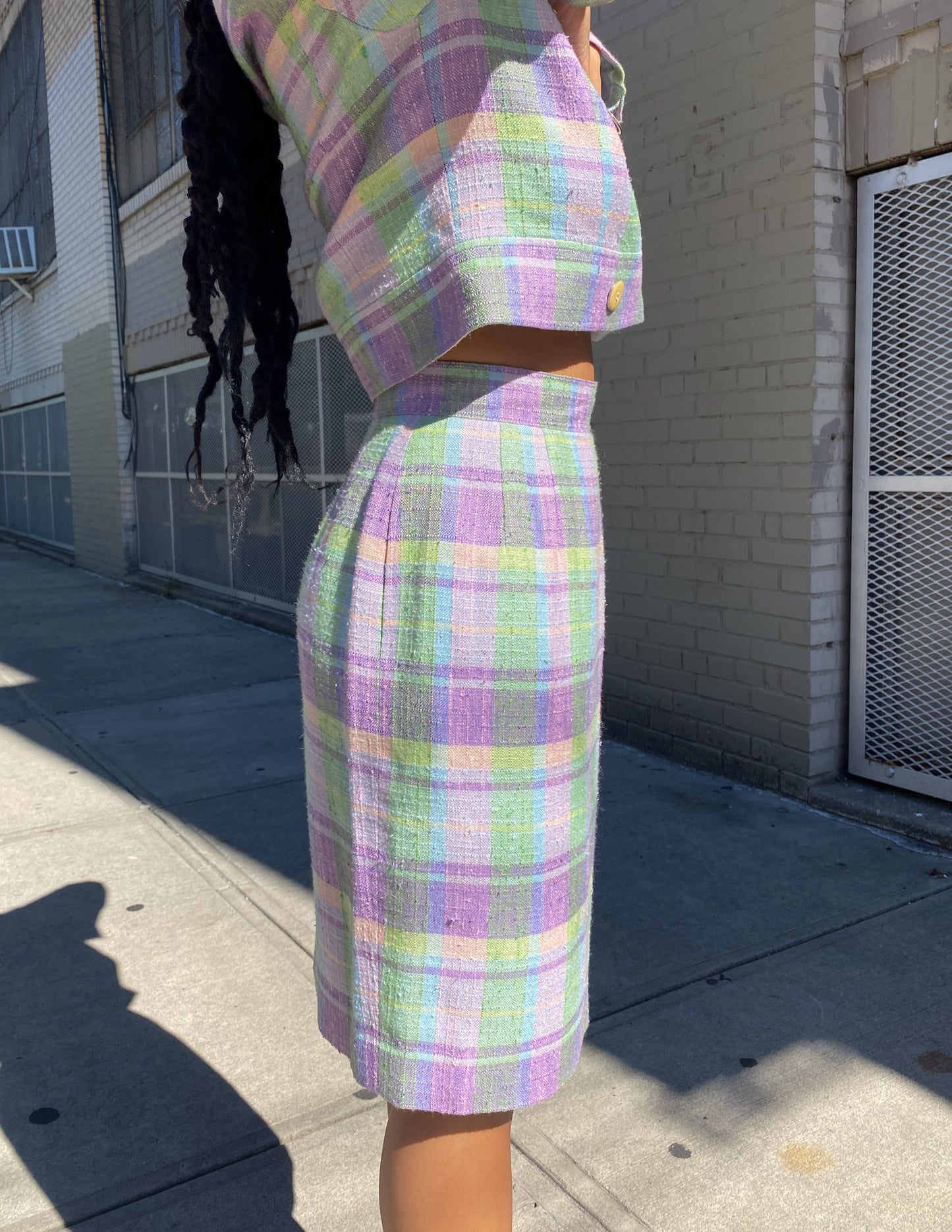 Courrèges Pastel Plaid Set