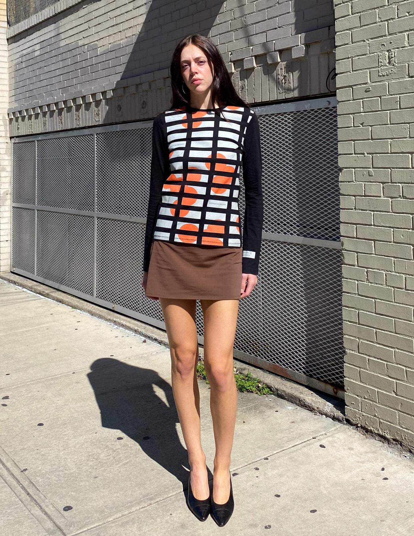 Versace Sport Graphic Long Sleeve