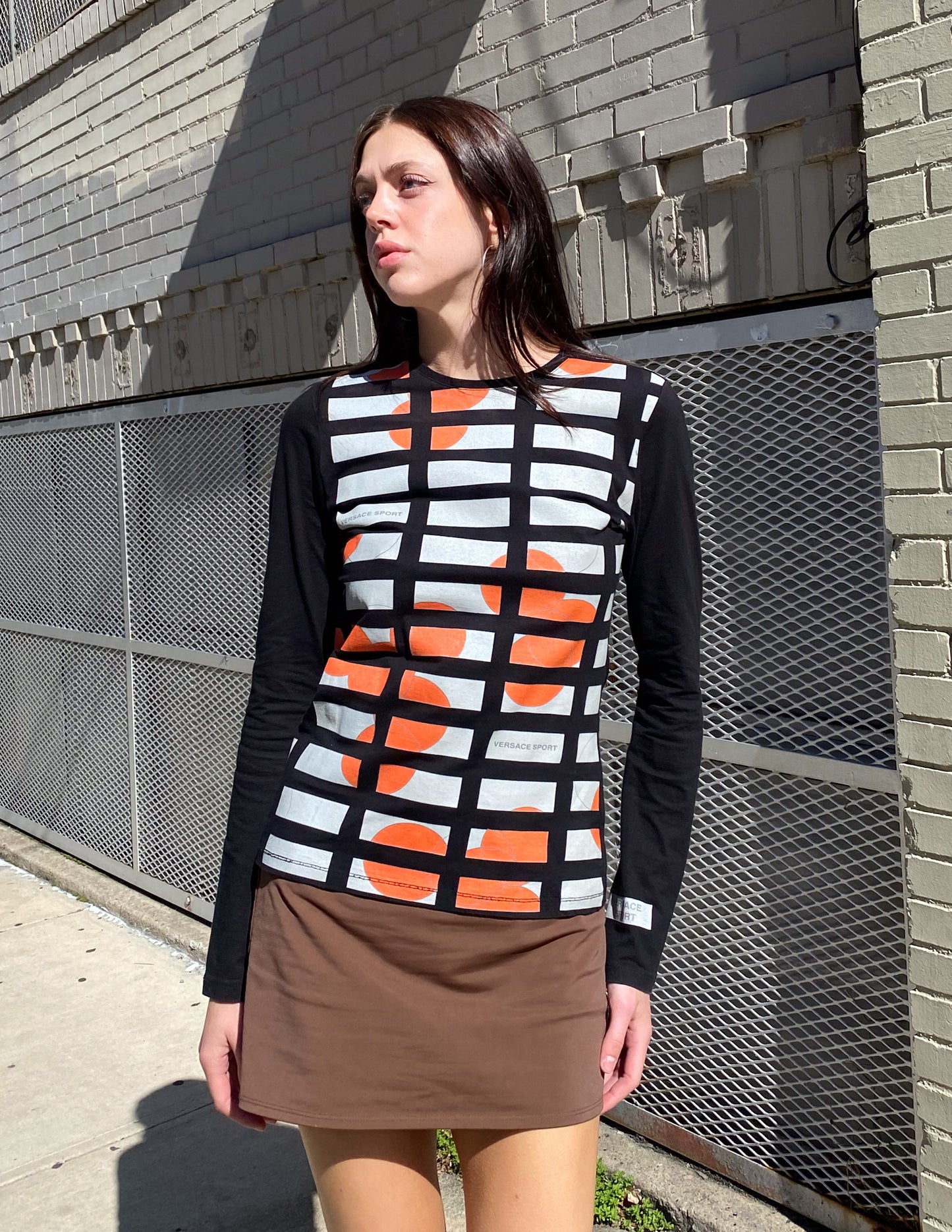 Versace Sport Graphic Long Sleeve