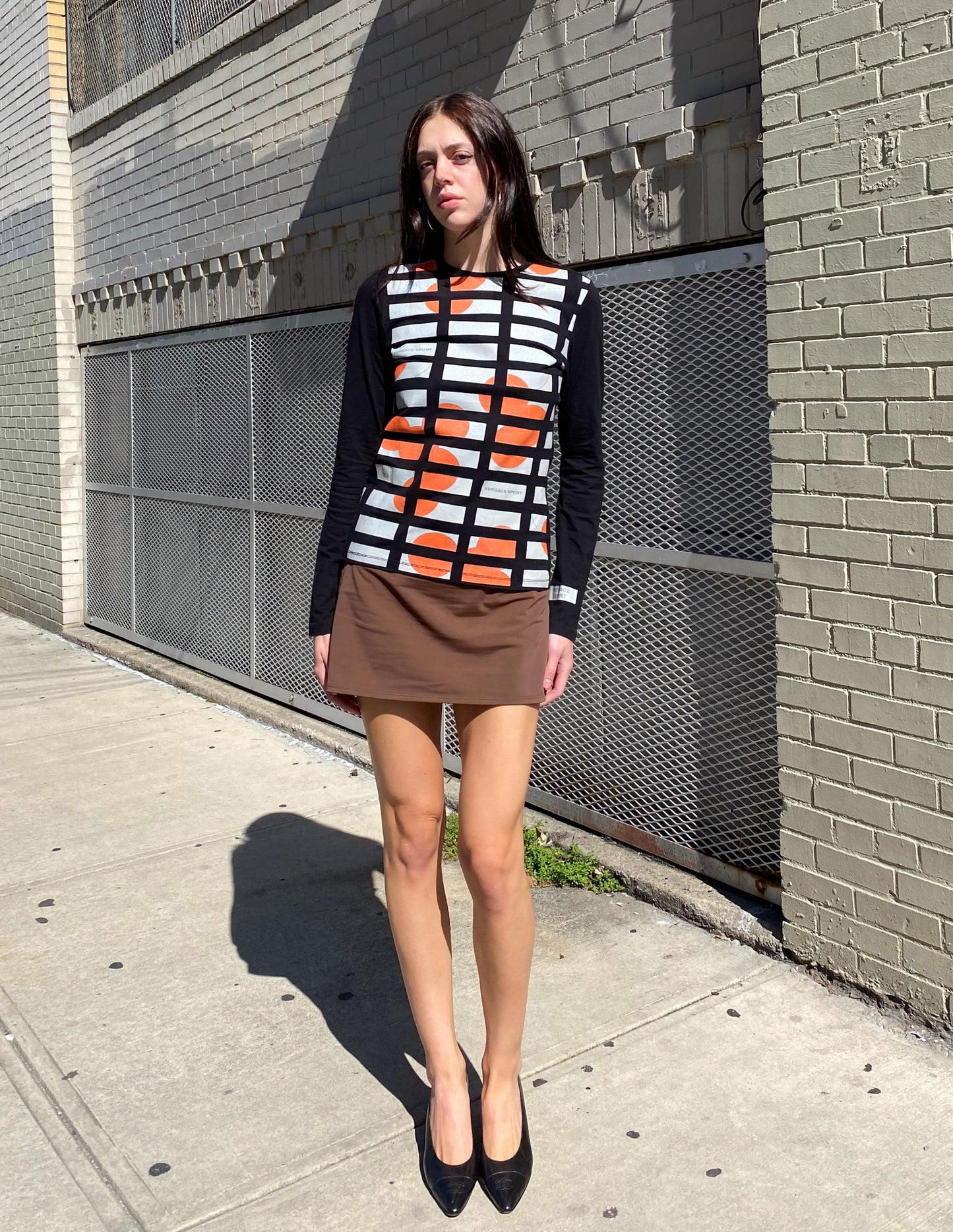 Versace Sport Graphic Long Sleeve