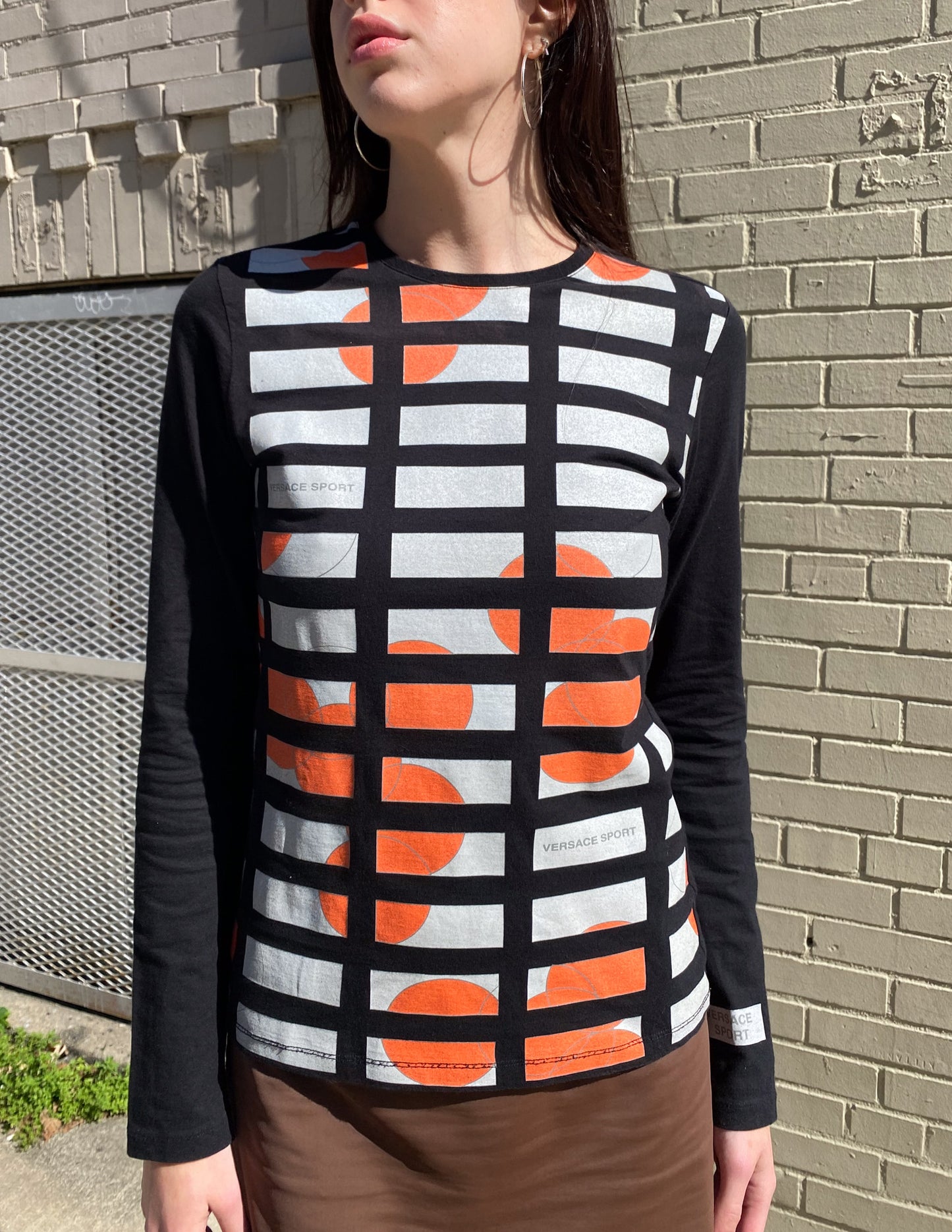 Versace Sport Graphic Long Sleeve