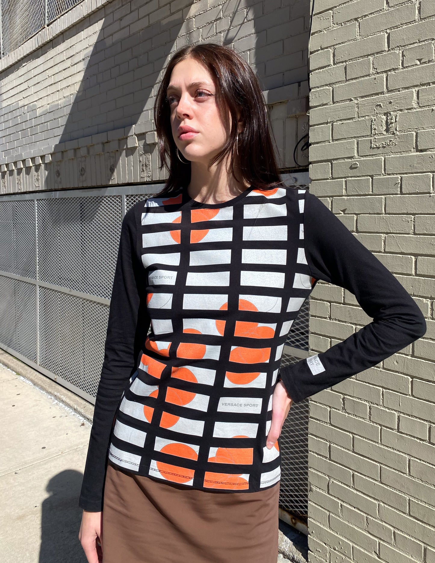 Versace Sport Graphic Long Sleeve
