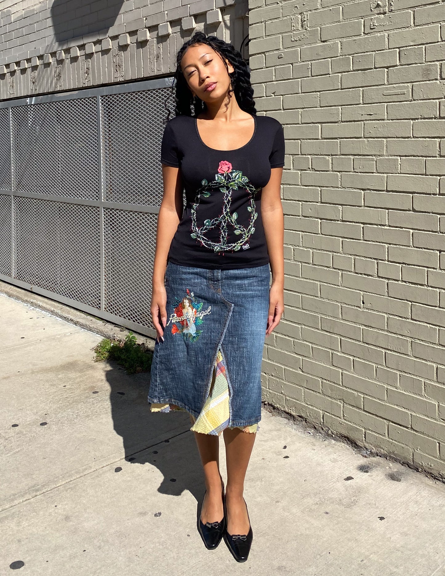 Parasuco Jeans Denim Midi skirt