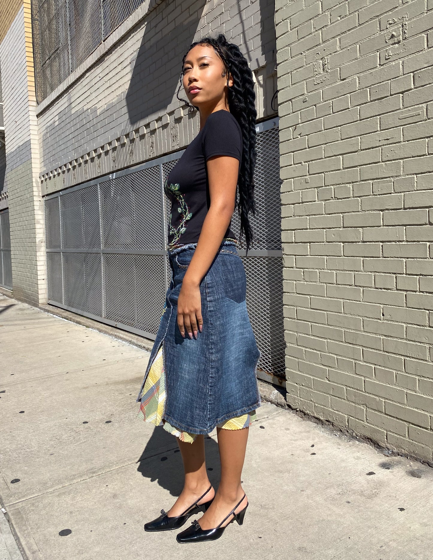 Parasuco Jeans Denim Midi skirt