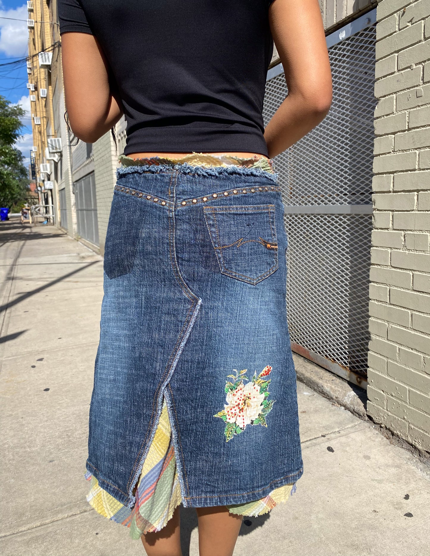 Parasuco Jeans Denim Midi skirt